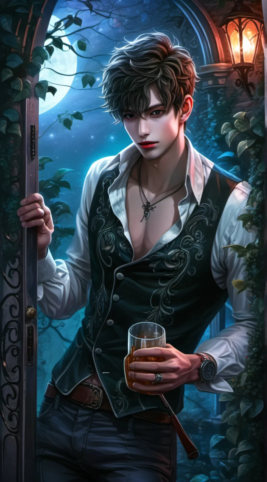 ai character: Alexander  background