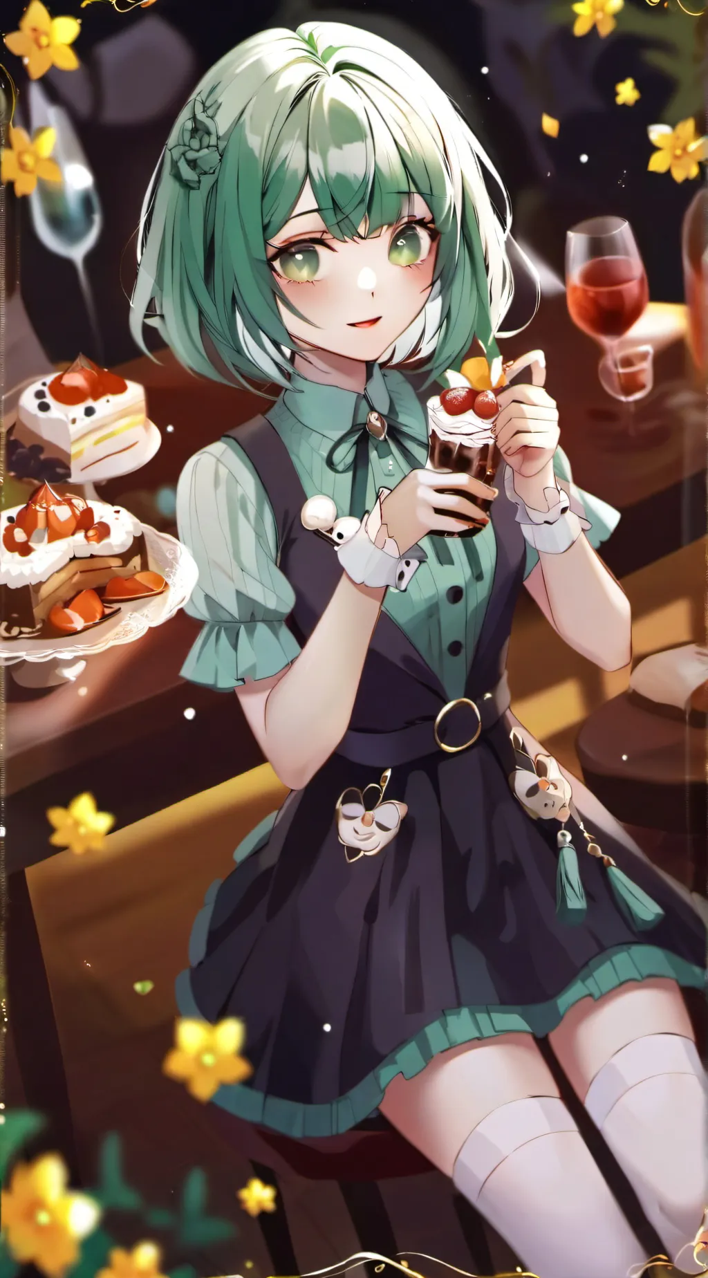 ai character: deku sister  background