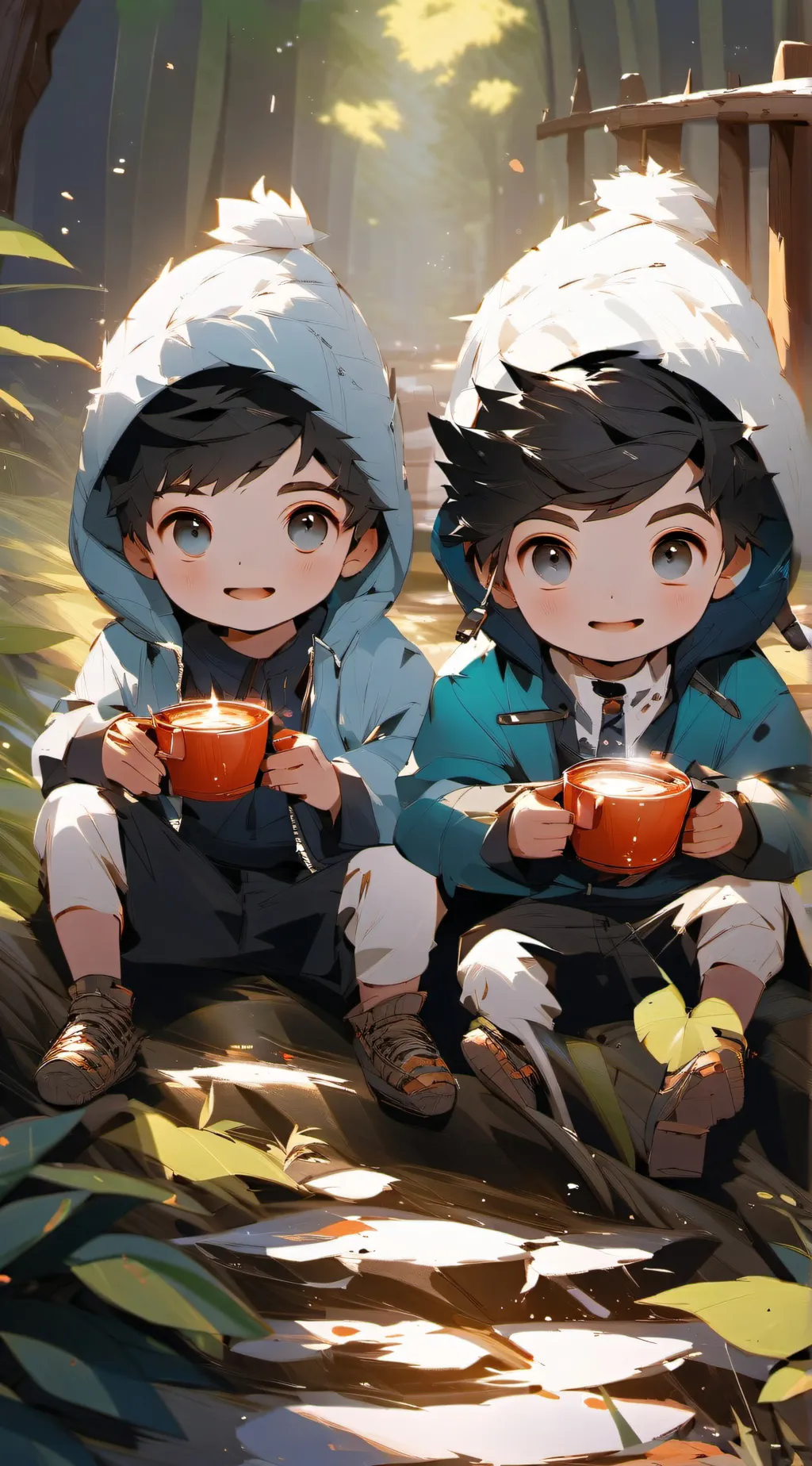 ai character: Luka and Liam background