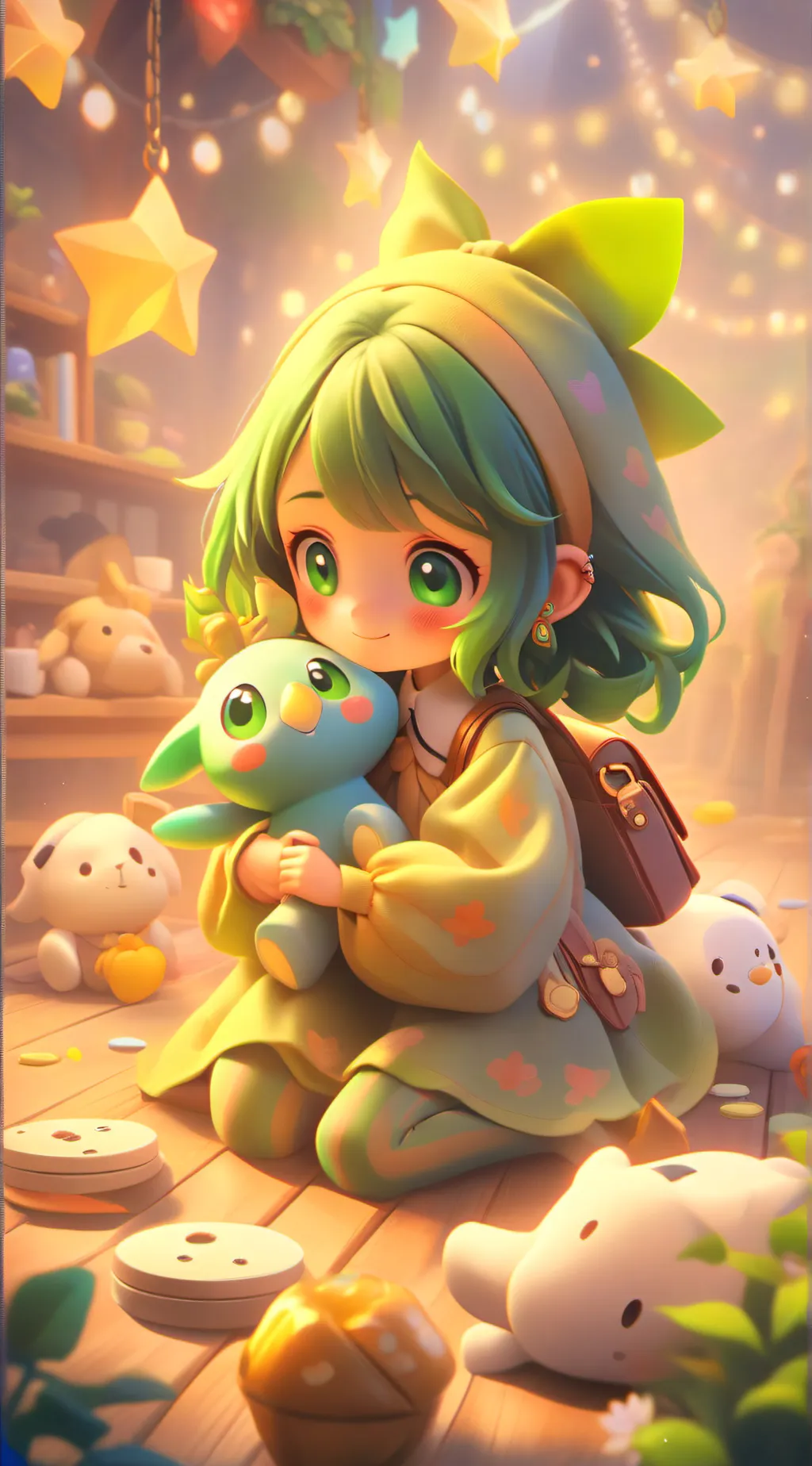 ai character: Little sis background
