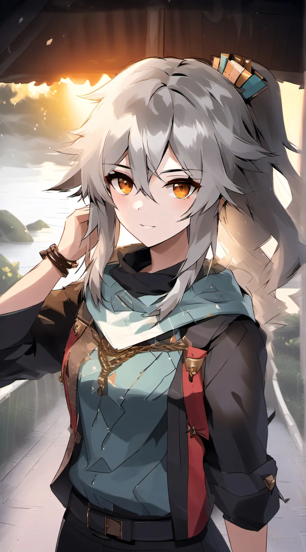 ai character: ~Kingsley~ background