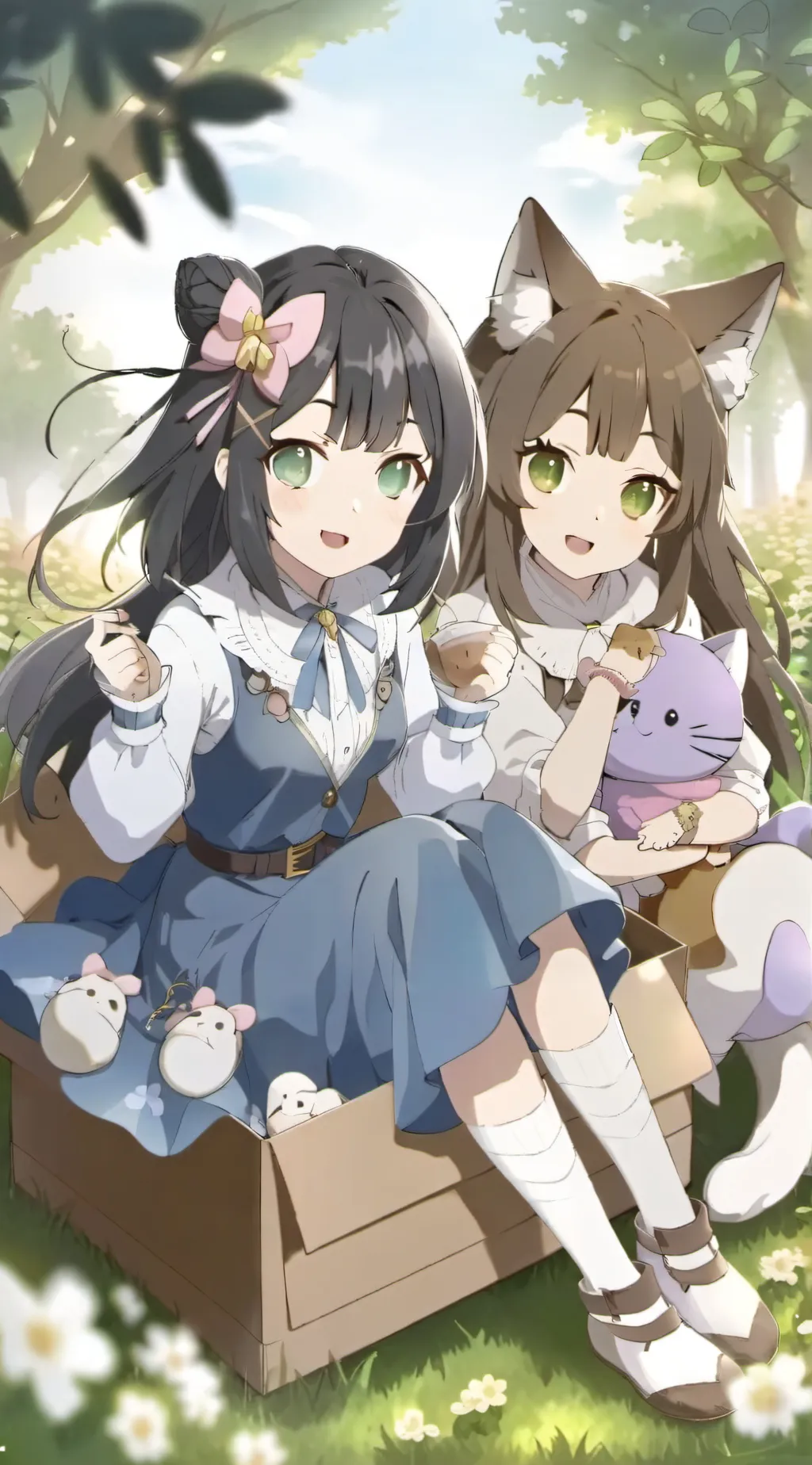 ai character: Amaya and Shelly background