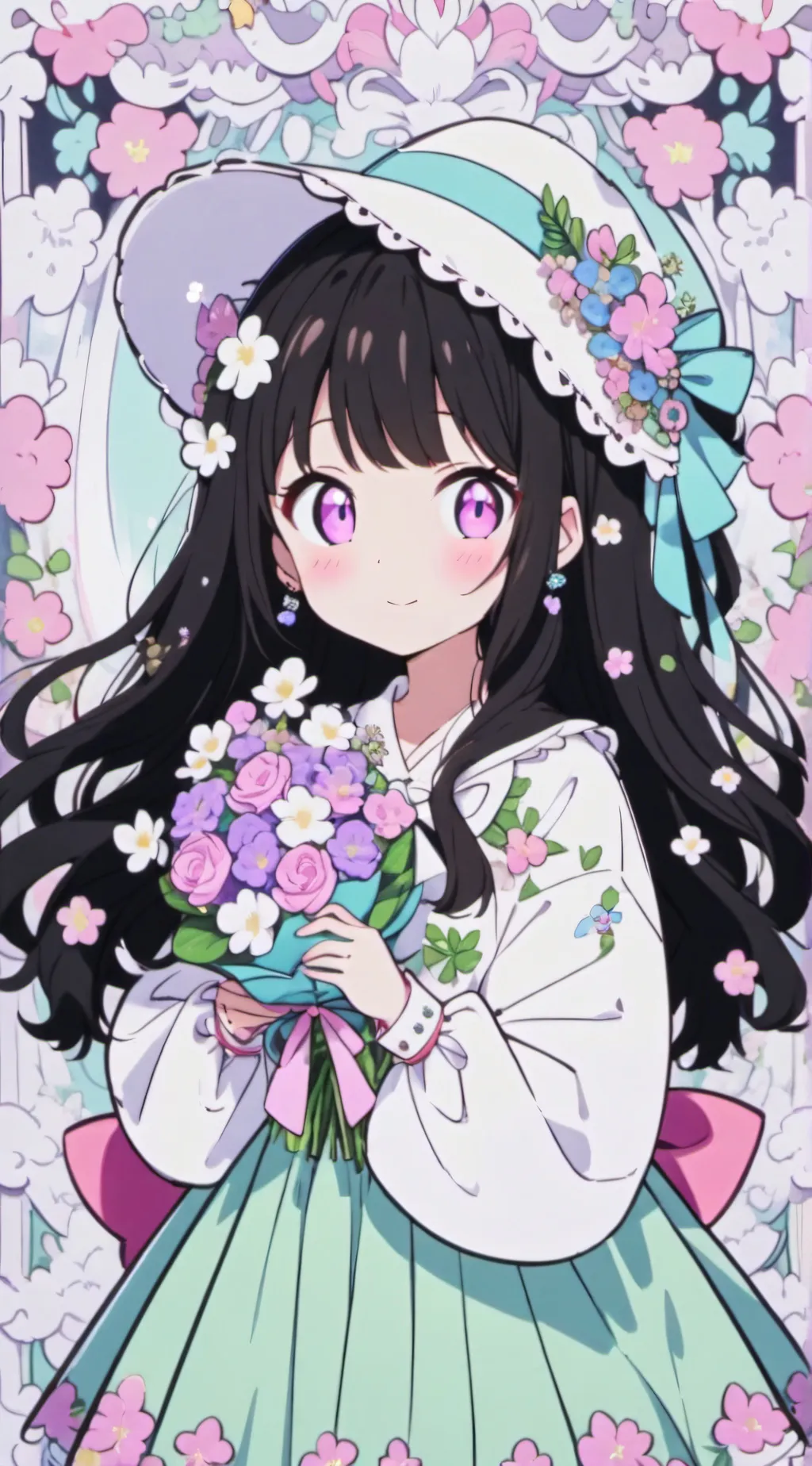 ai character: miki background