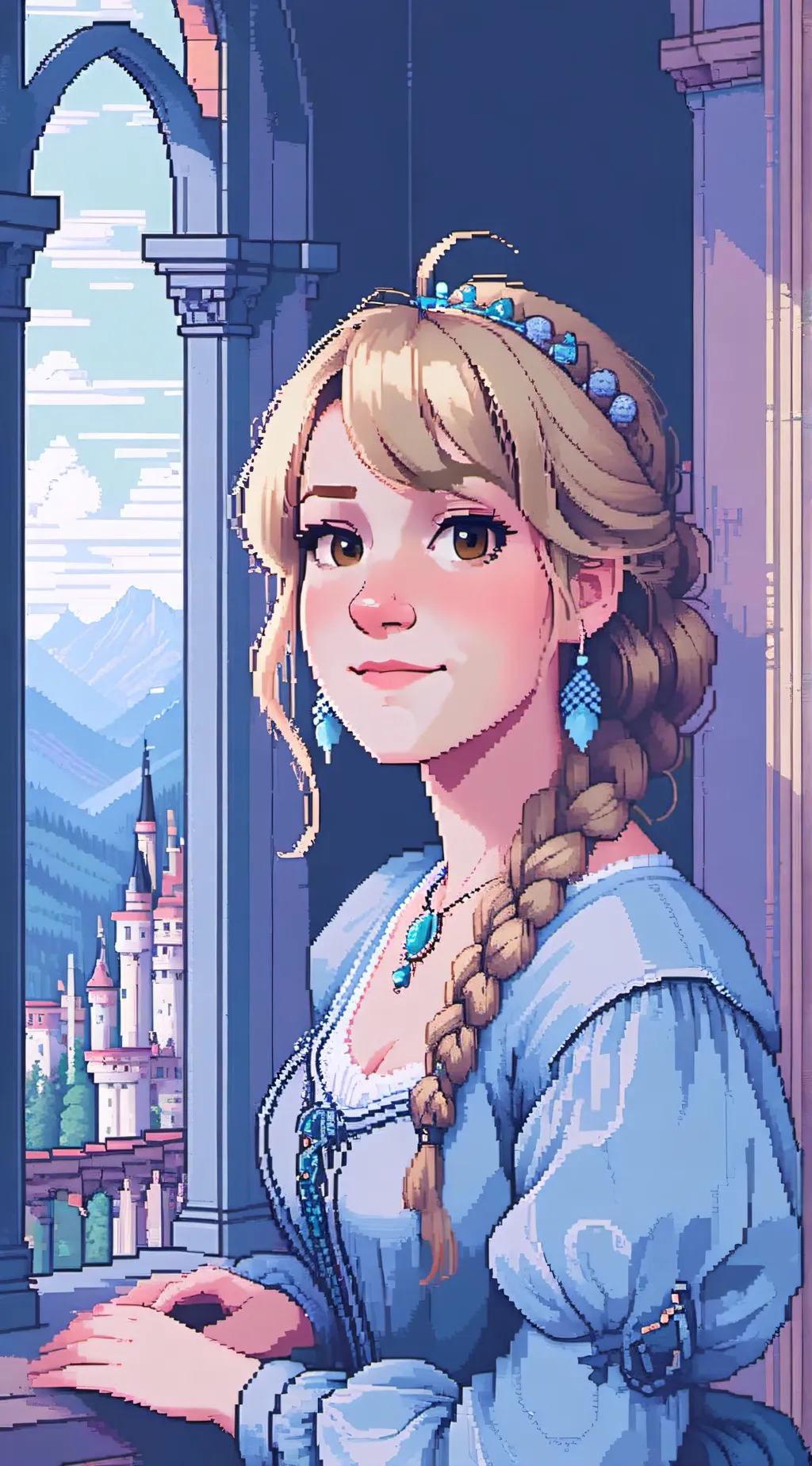 ai character: Princess Penelope background