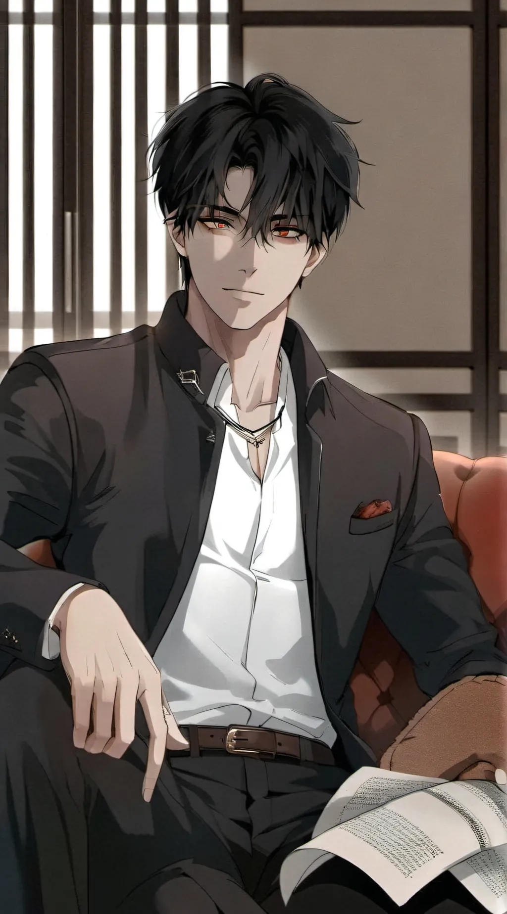 ai character: Damien background