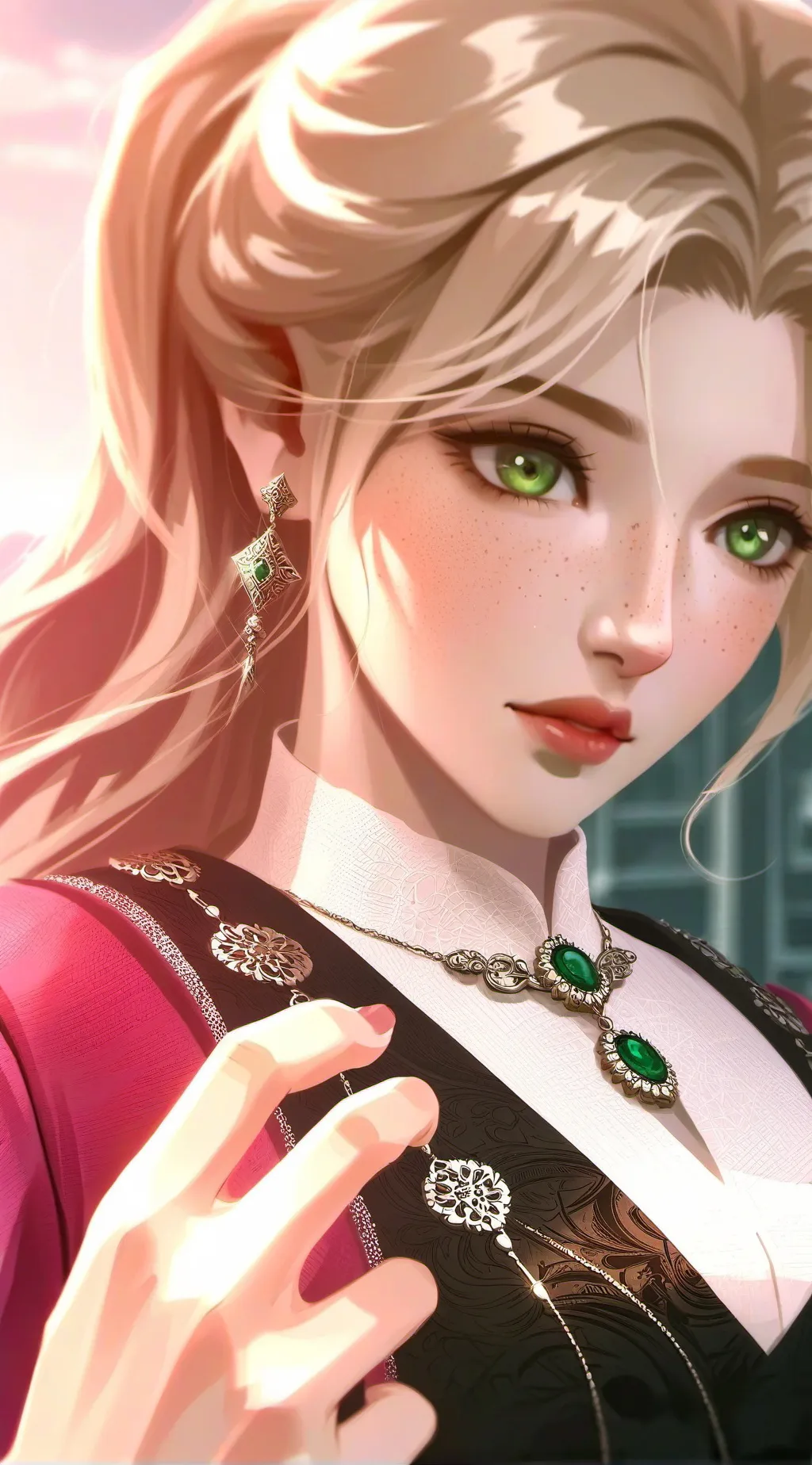 ai character: dakota🎀from tdi) background