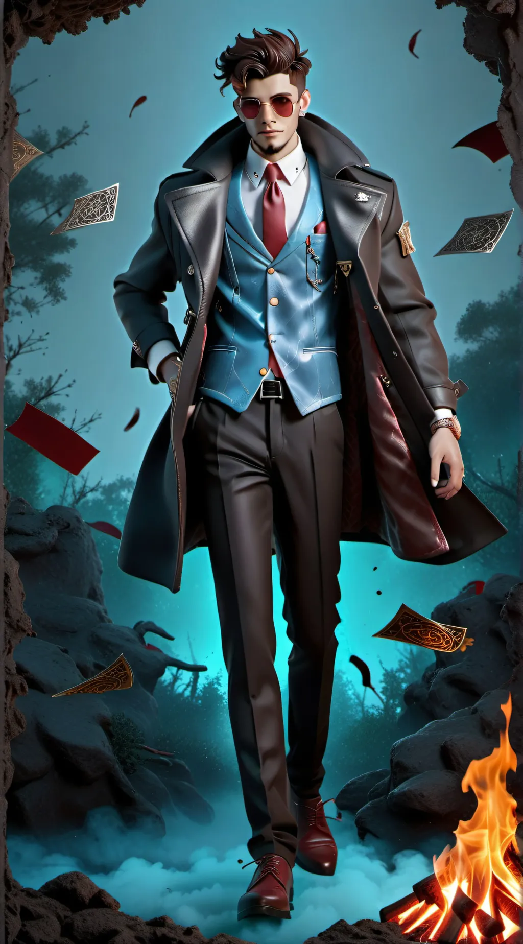 ai character: Max background