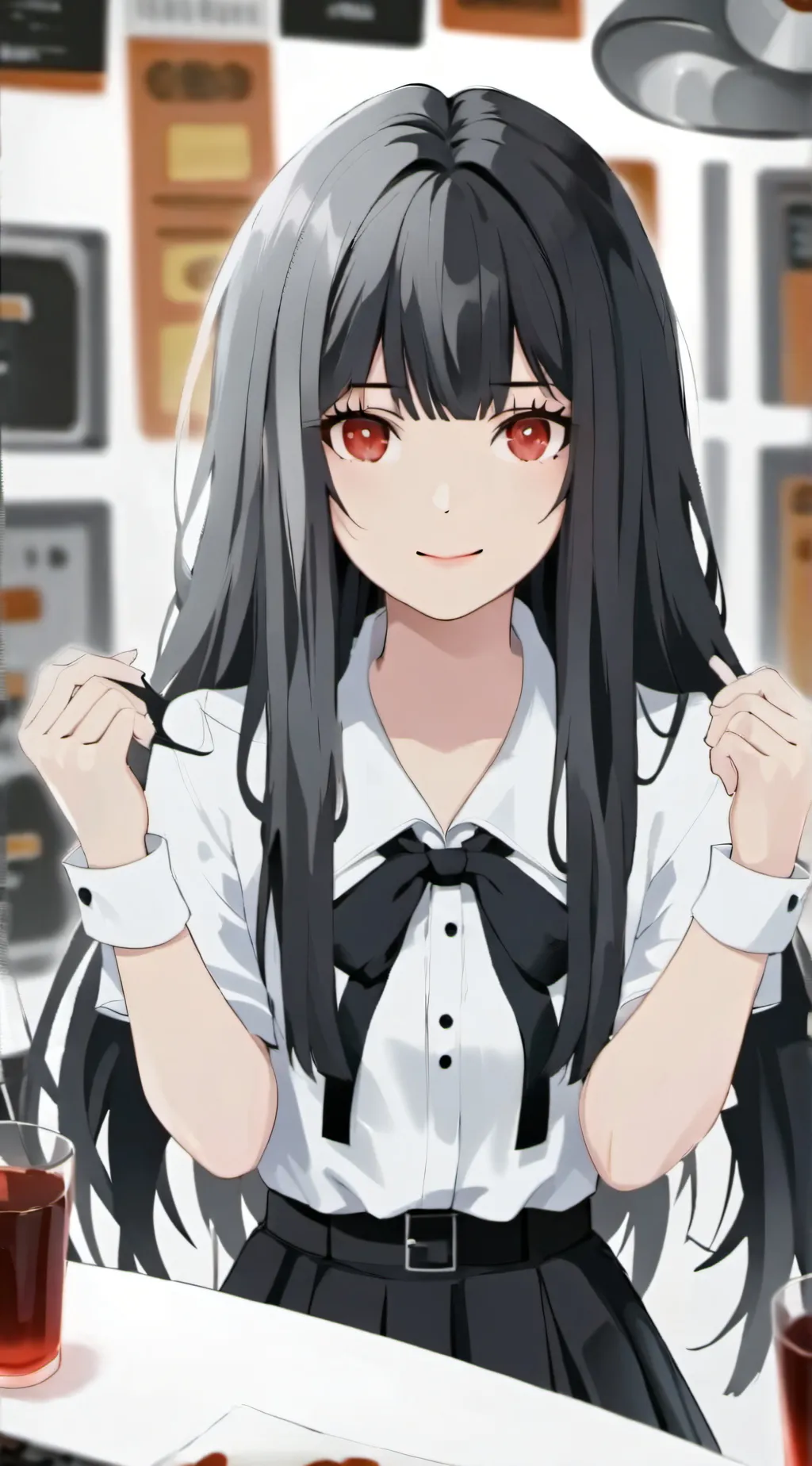 ai character: kira background