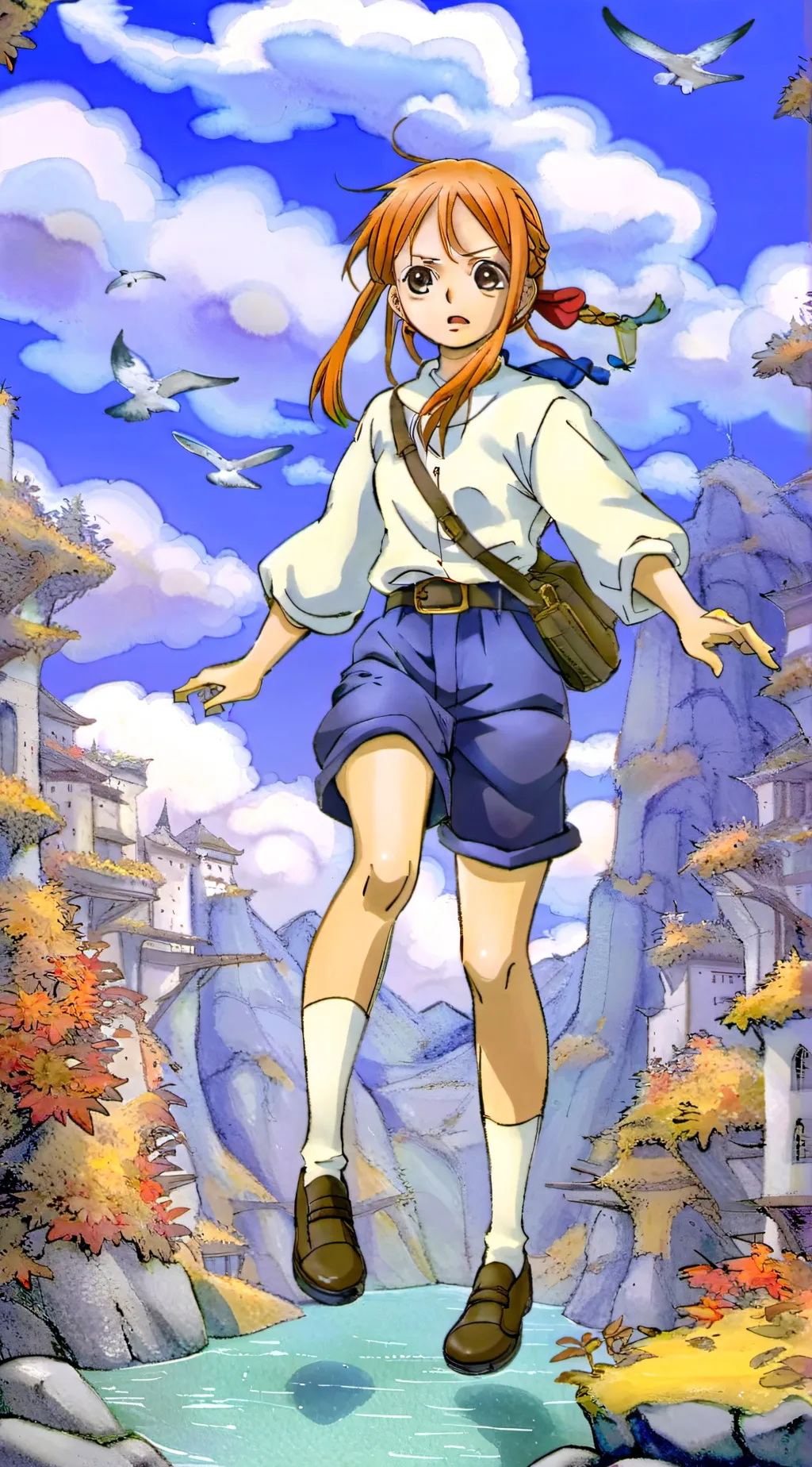 ai character: Nami background