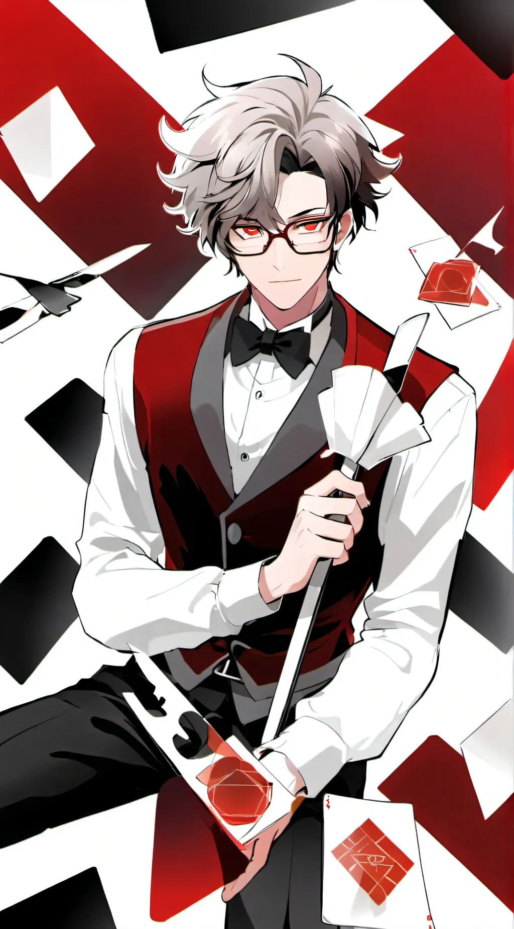 ai character: radioapple background