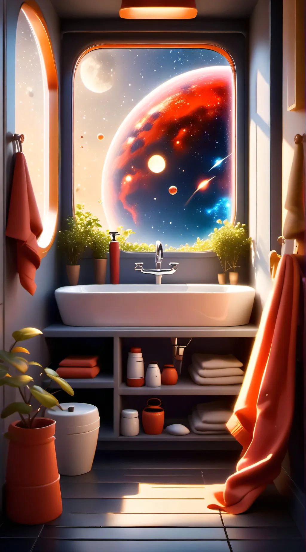 ai character: dont say red! background