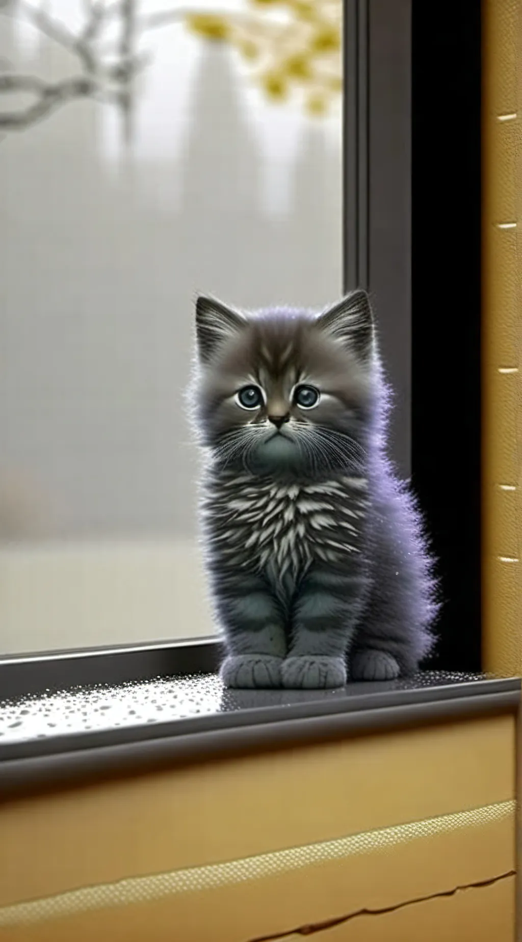 ai character: Kitty cold  background