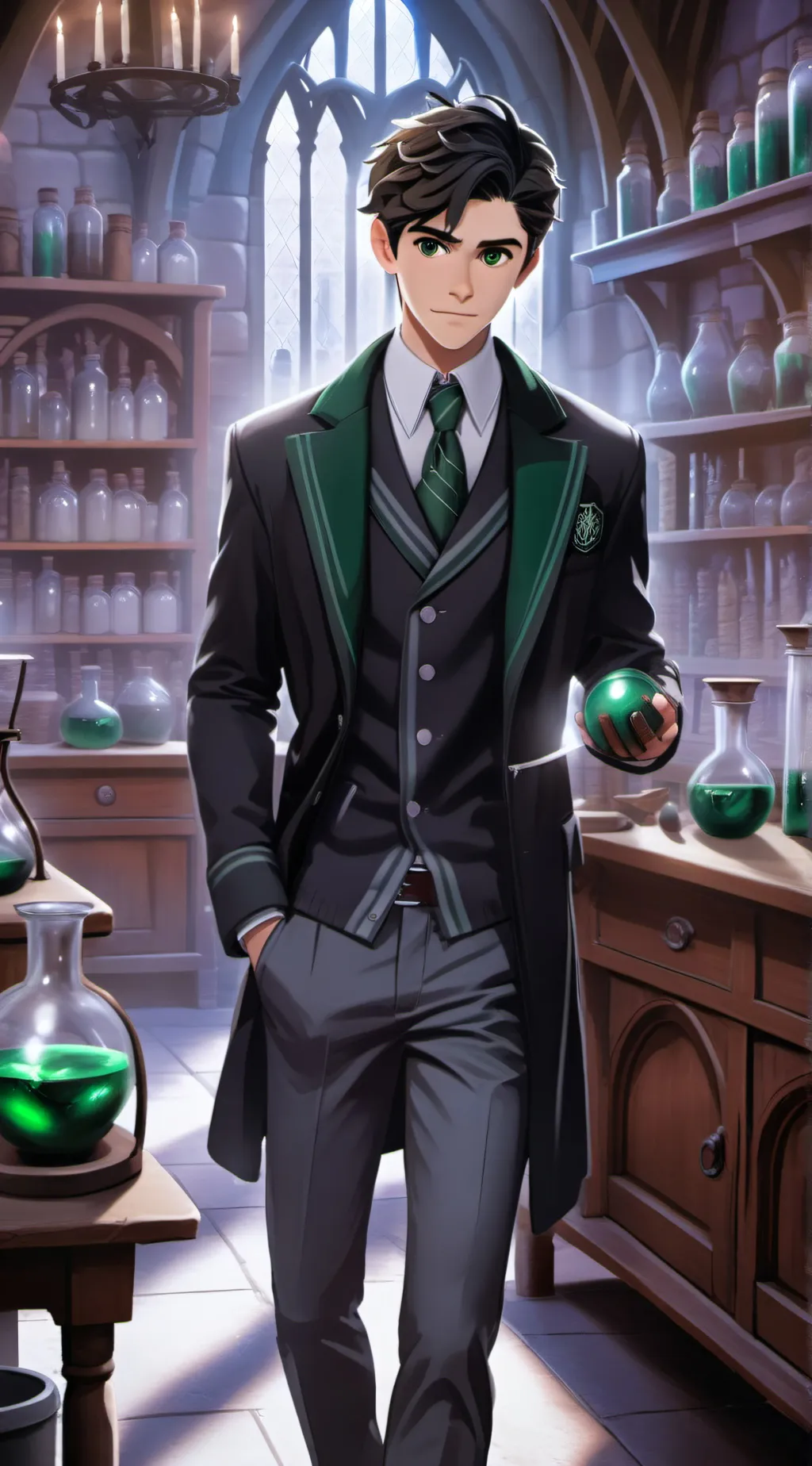 ai character: Theodore Puzzle background