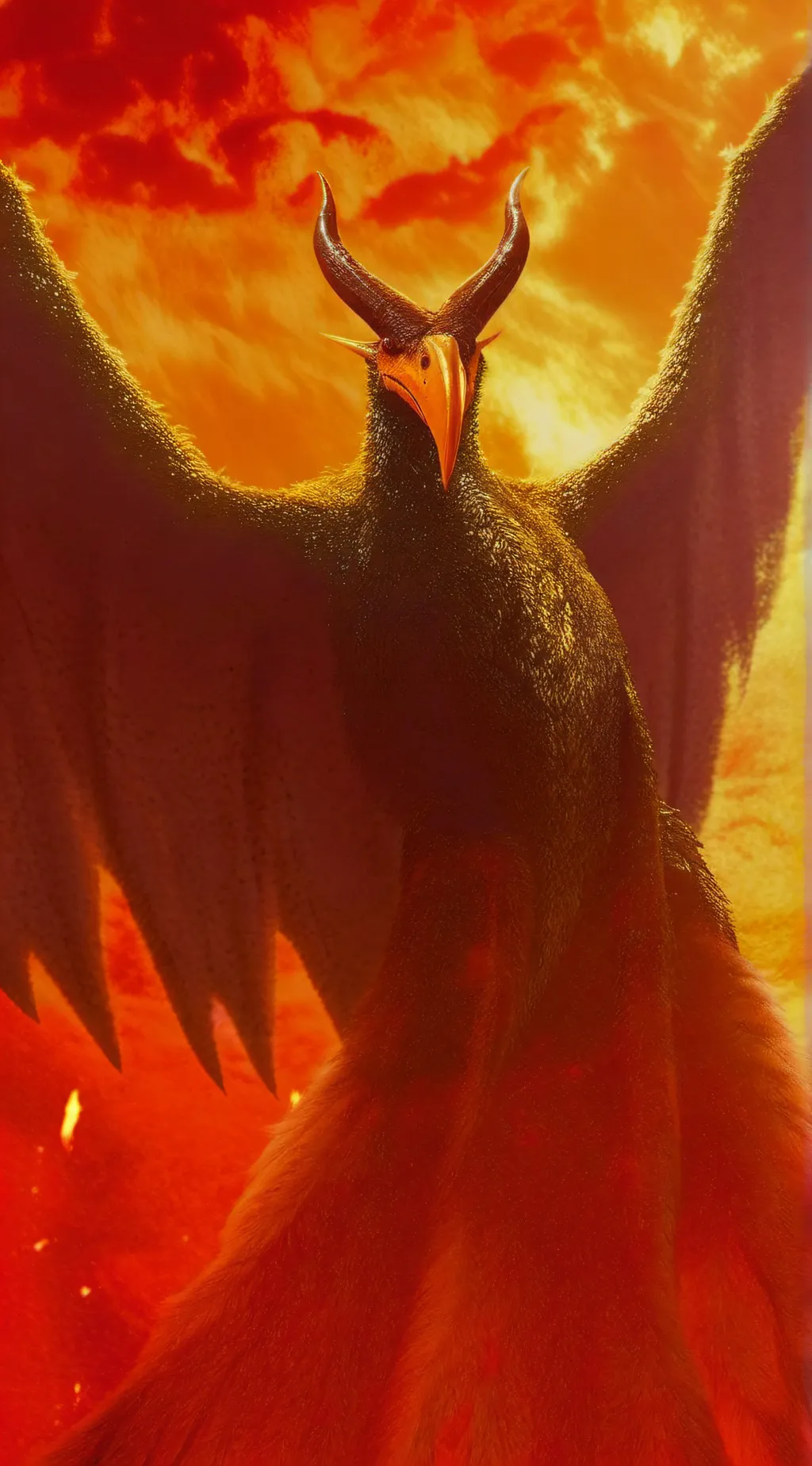 ai character: Rodan background