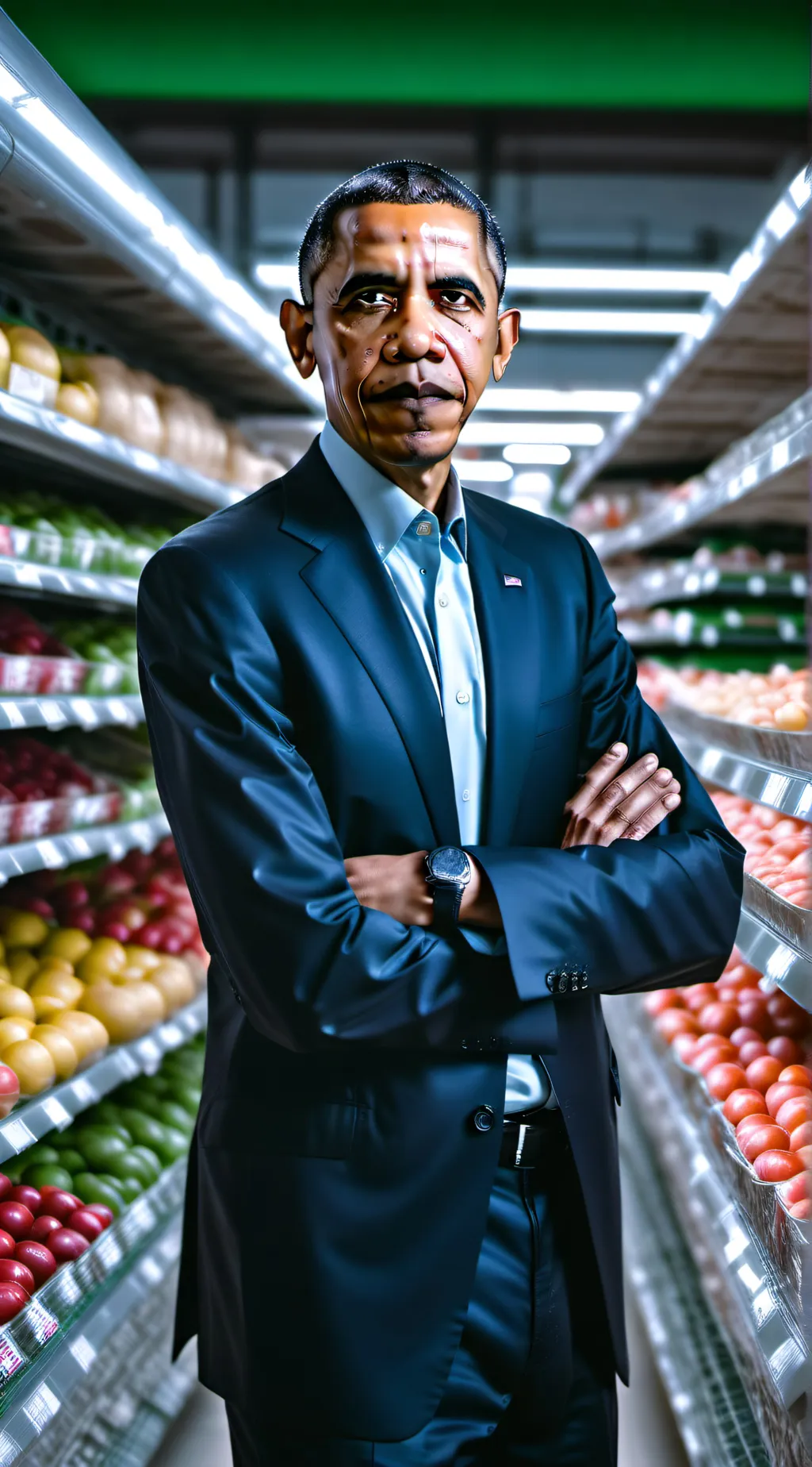 ai character: Barak Obama background