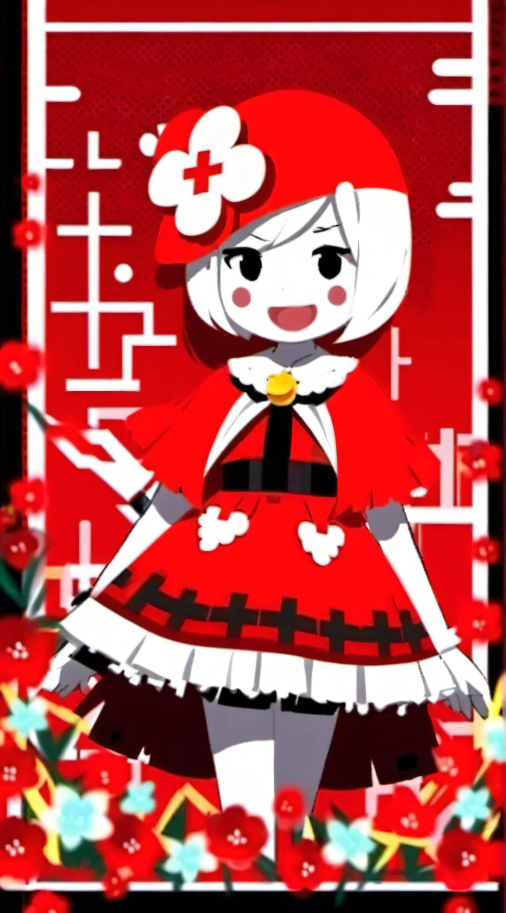 ai character: bfdi ruby background