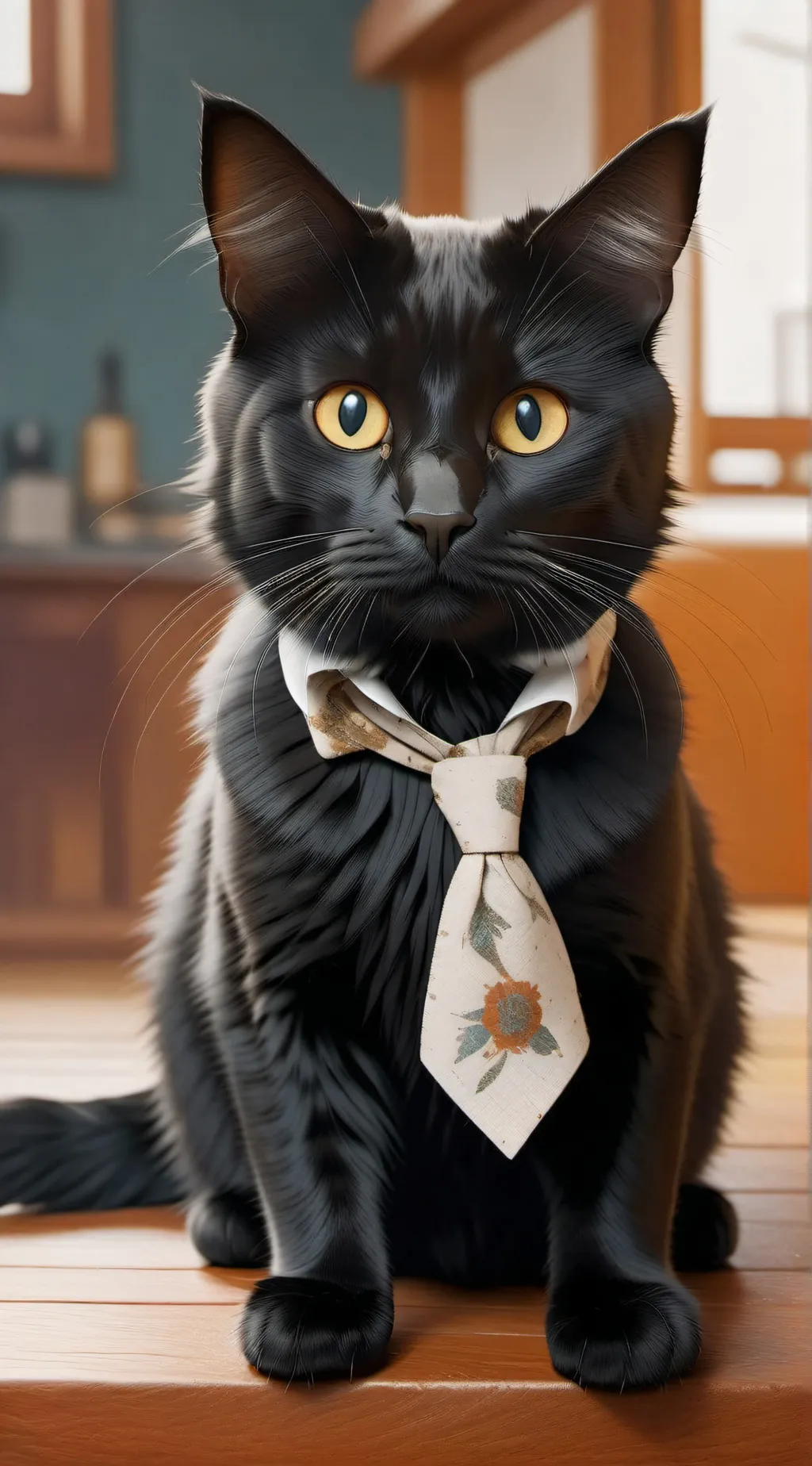 ai character: Cat to vent too background