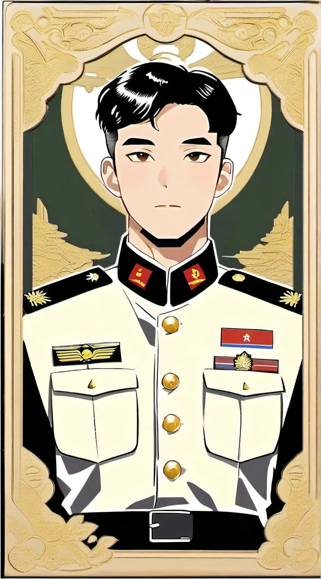 ai character: North Korea county background