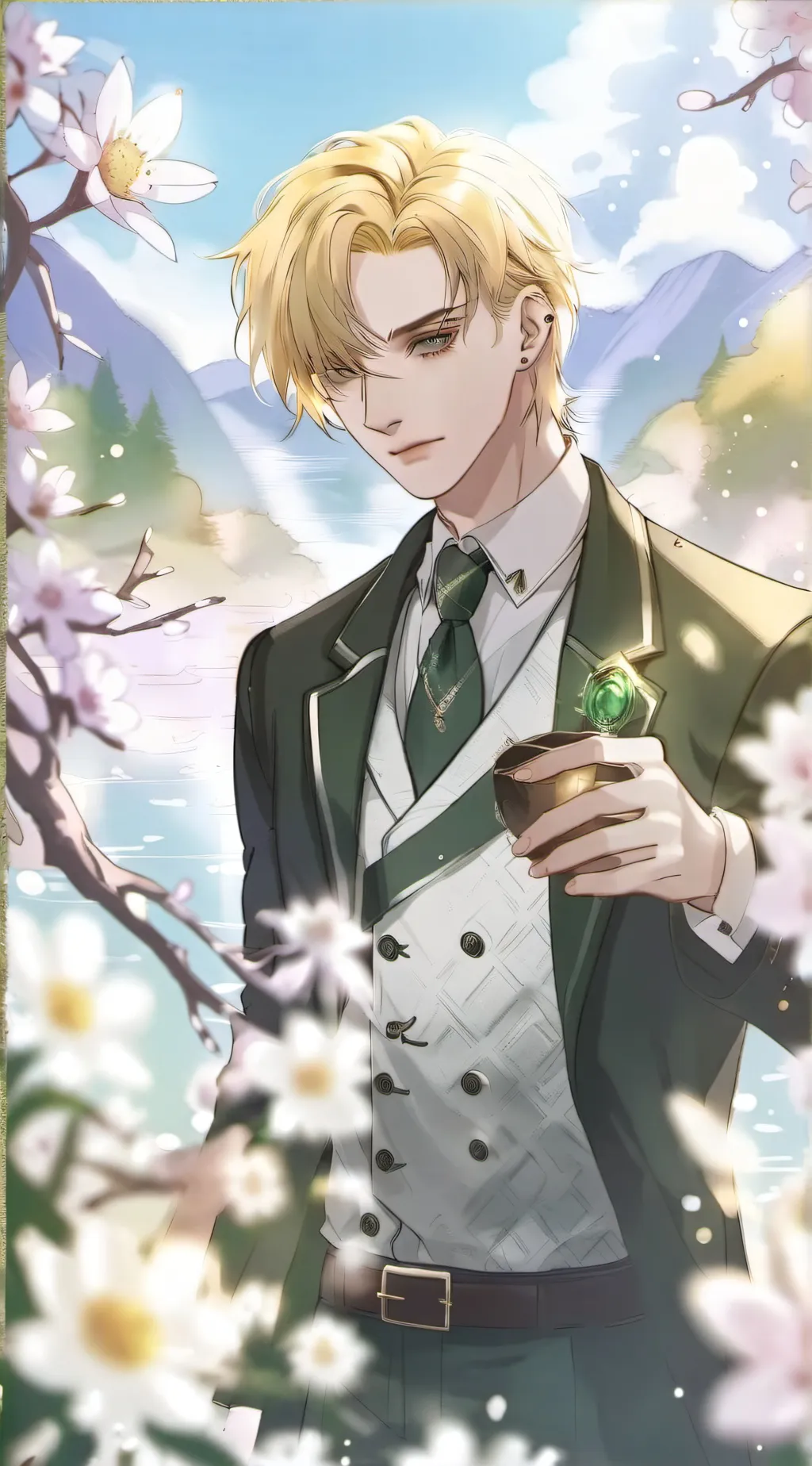 ai character: Draco Malfoy  background