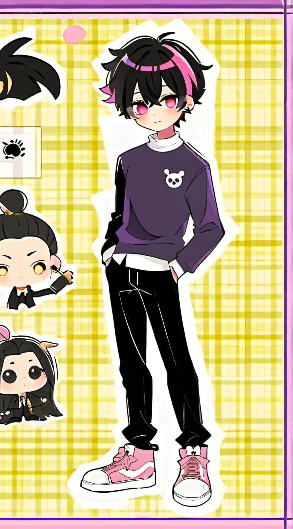 ai character: Jellybean background