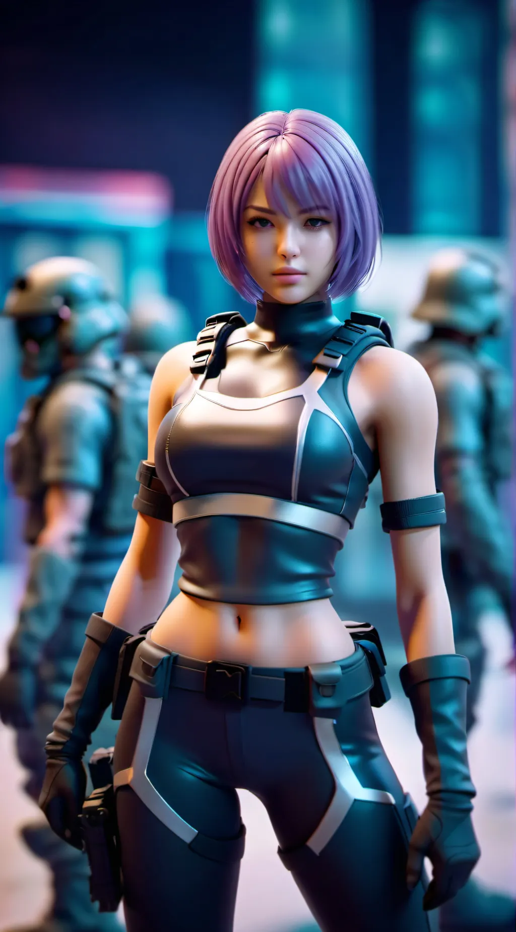 ai character: Motoko background