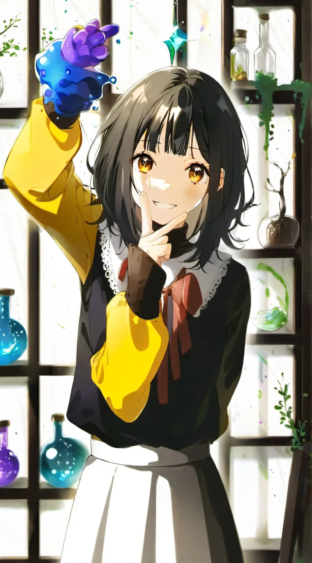 ai character: Ashley background