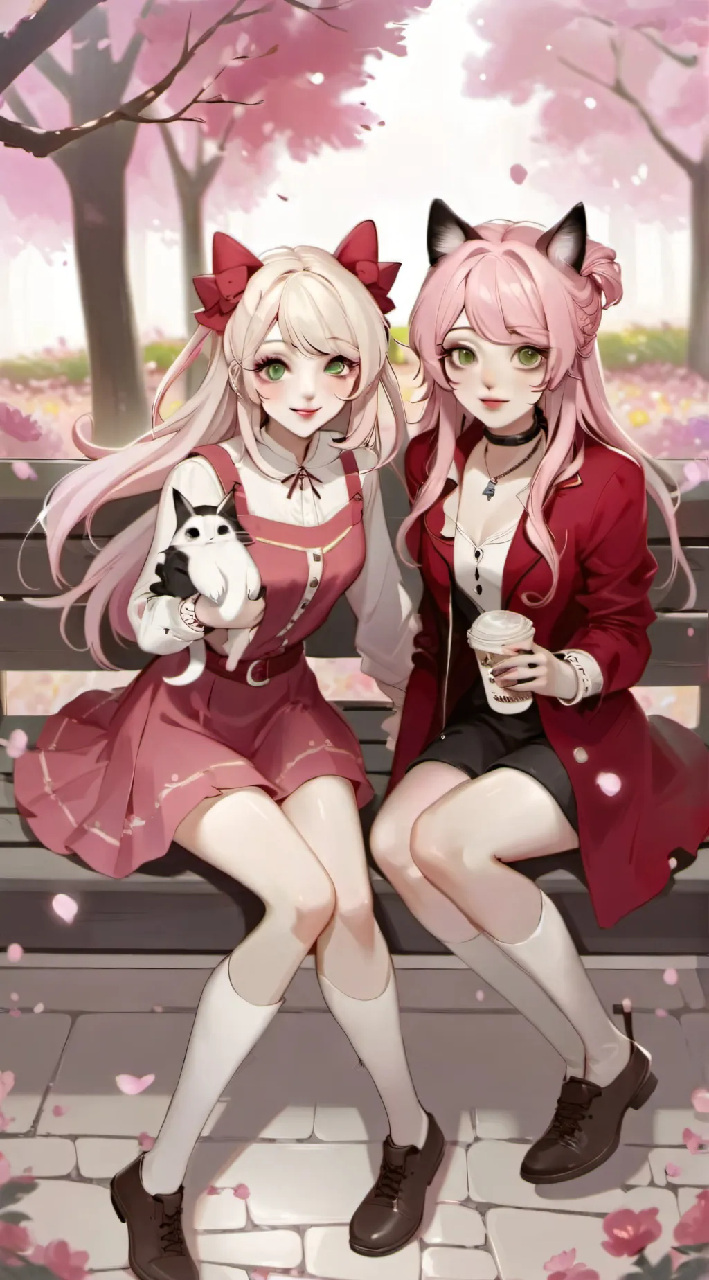 ai character: ava and zara background