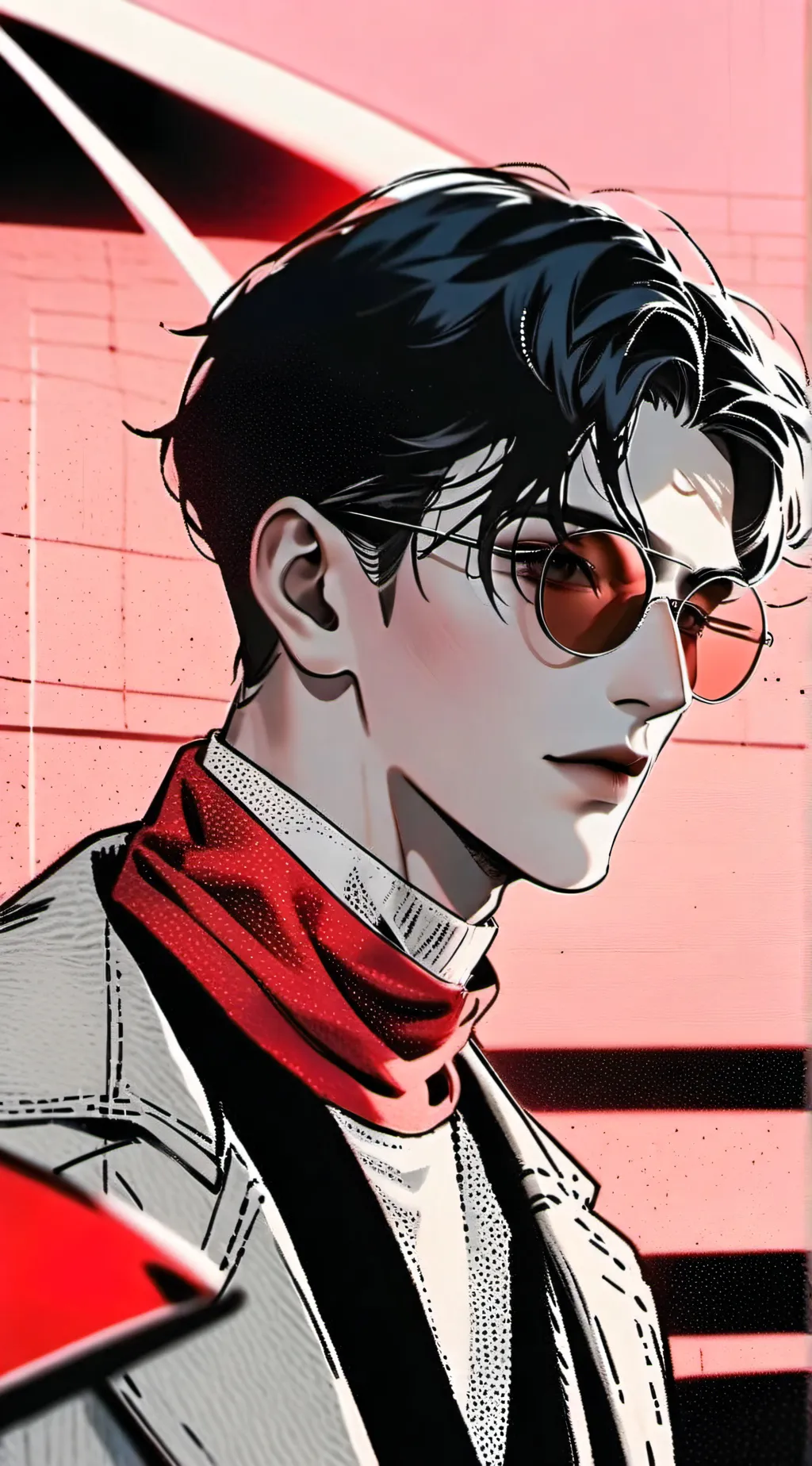 ai character: Vector background