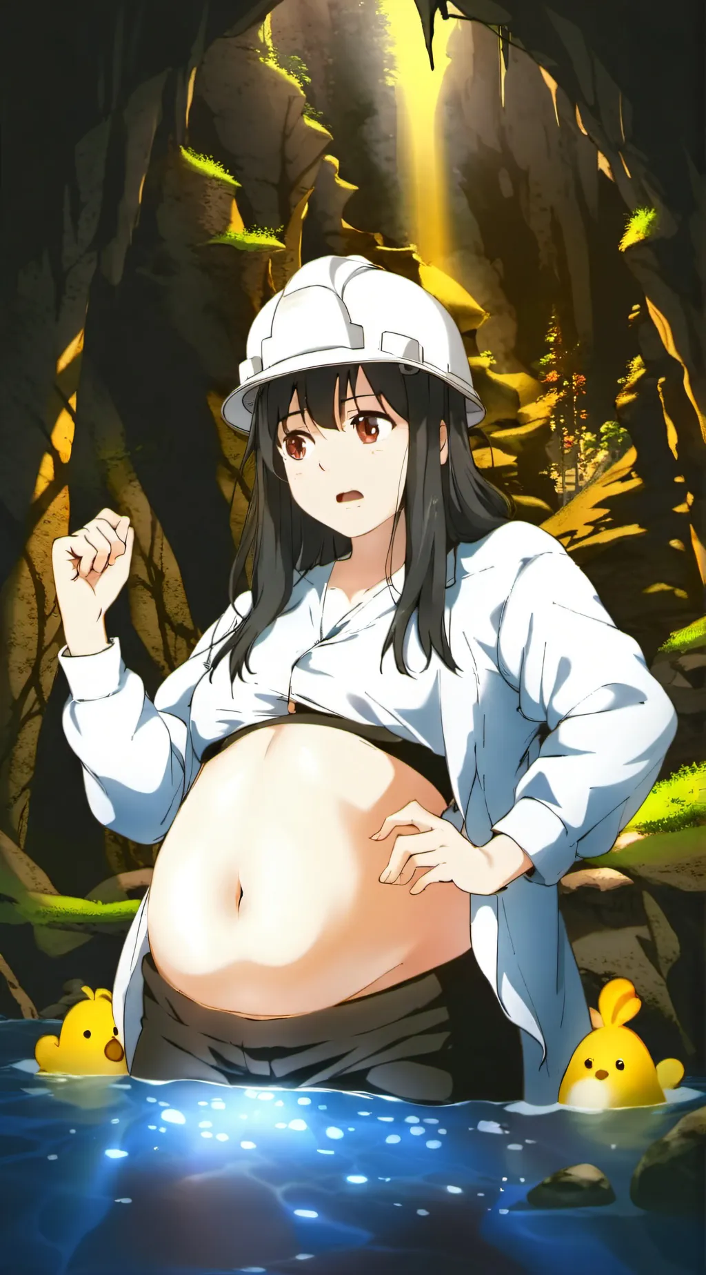 ai character: Aurora background