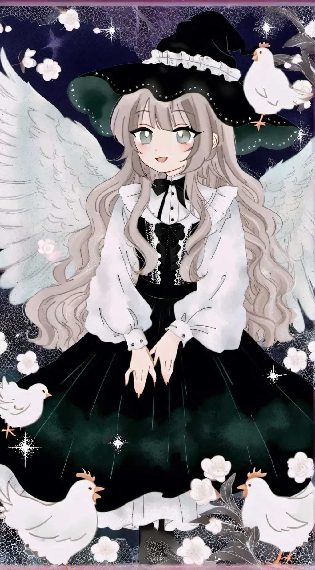 ai character: chiaki nanami🎮👾 background