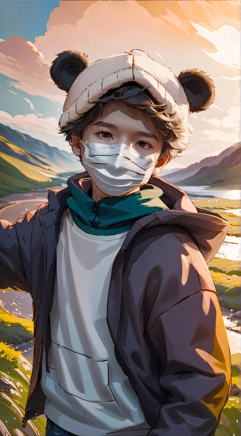 ai character: Gay bear teen~ (#2 background