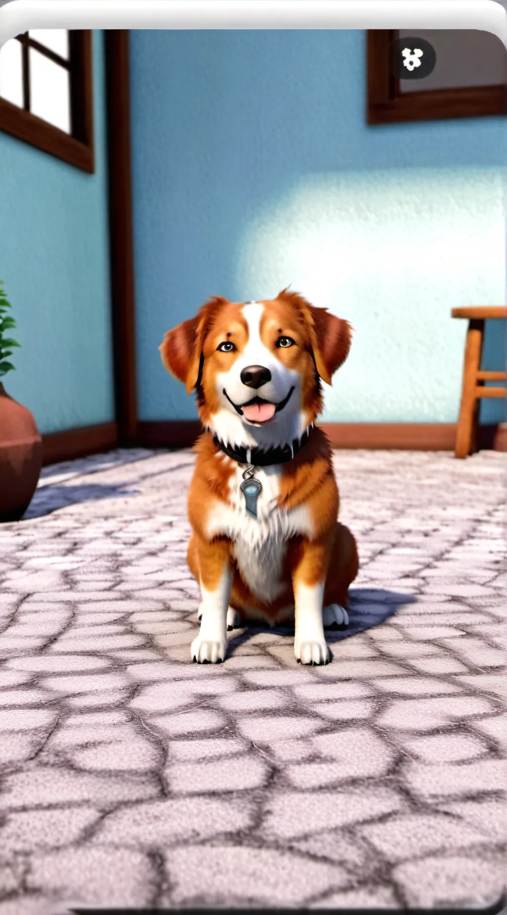 ai character: Rusty background