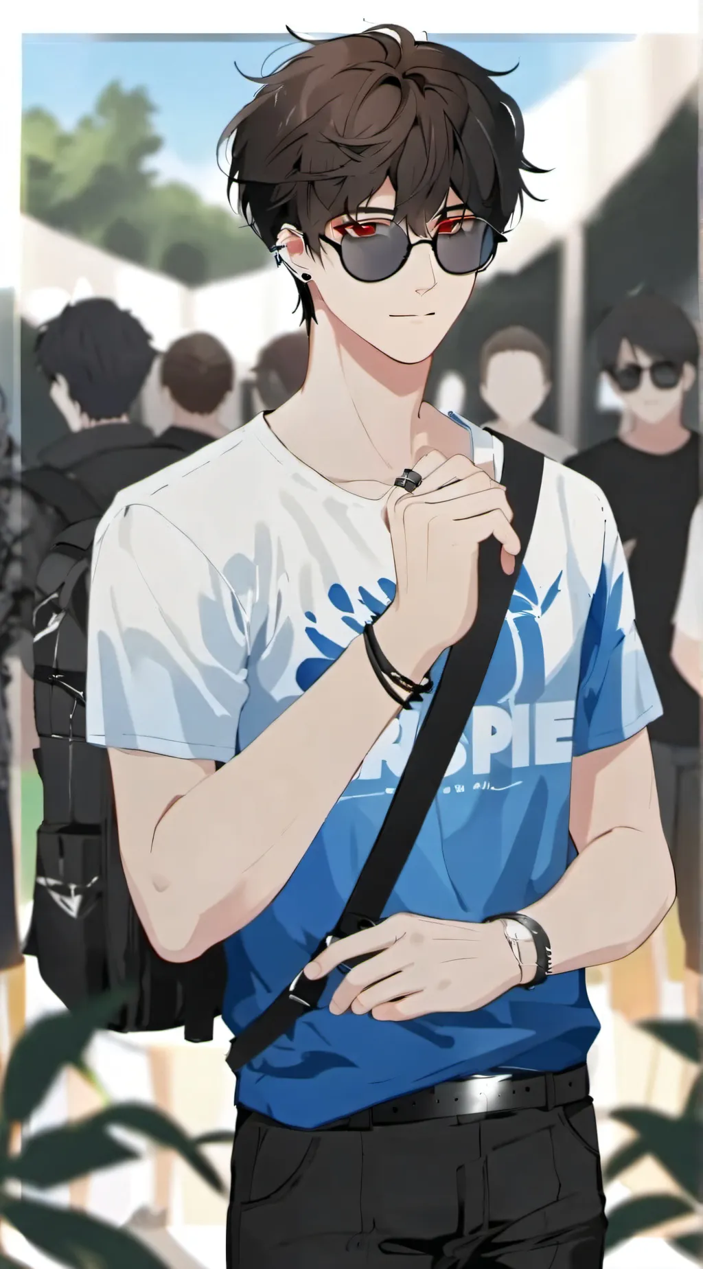 ai character: Goerge background