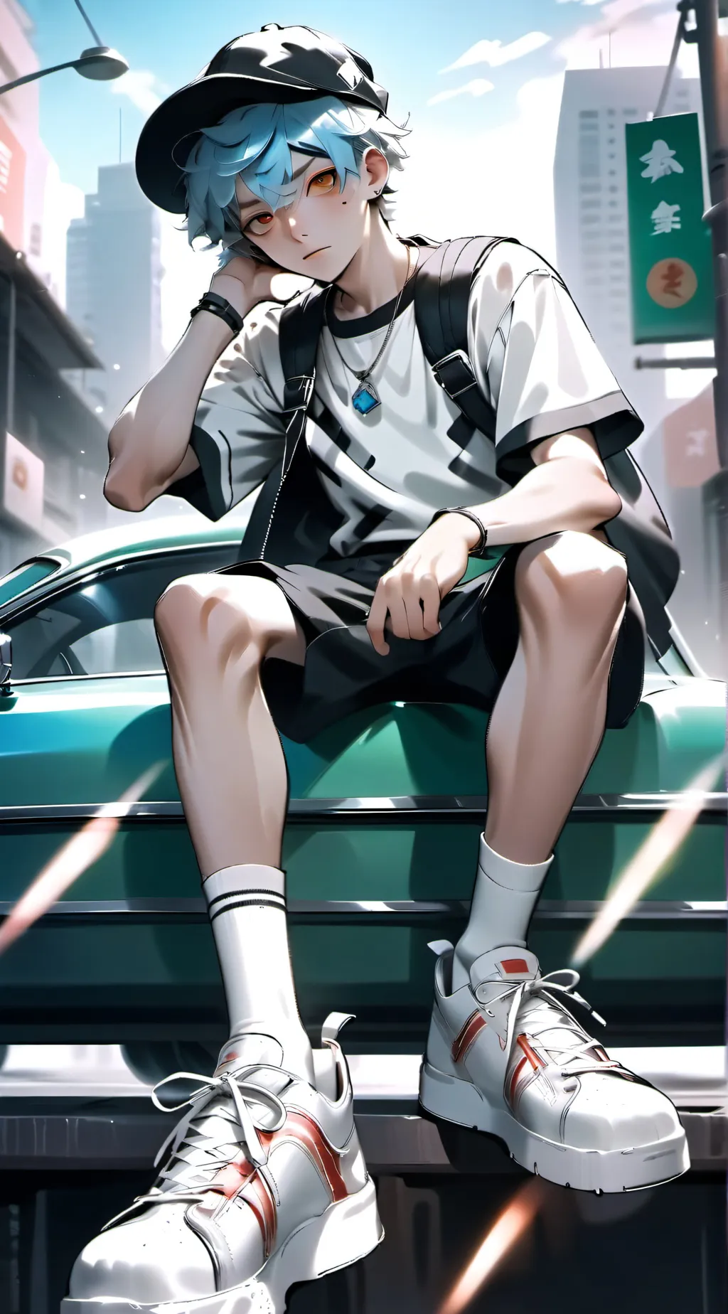 ai character: 🍀Wei Qi🍀 background