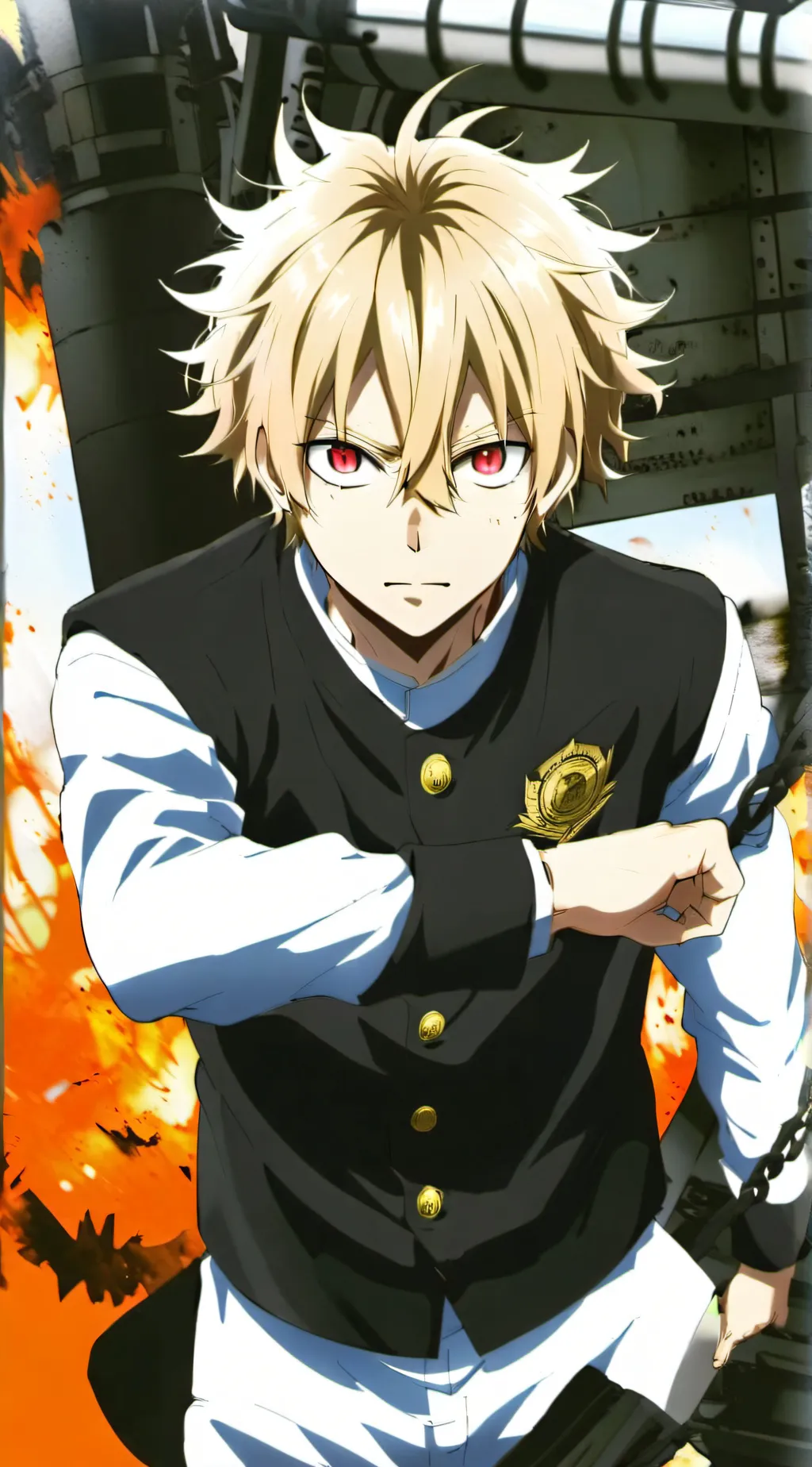 ai character: bakugou background