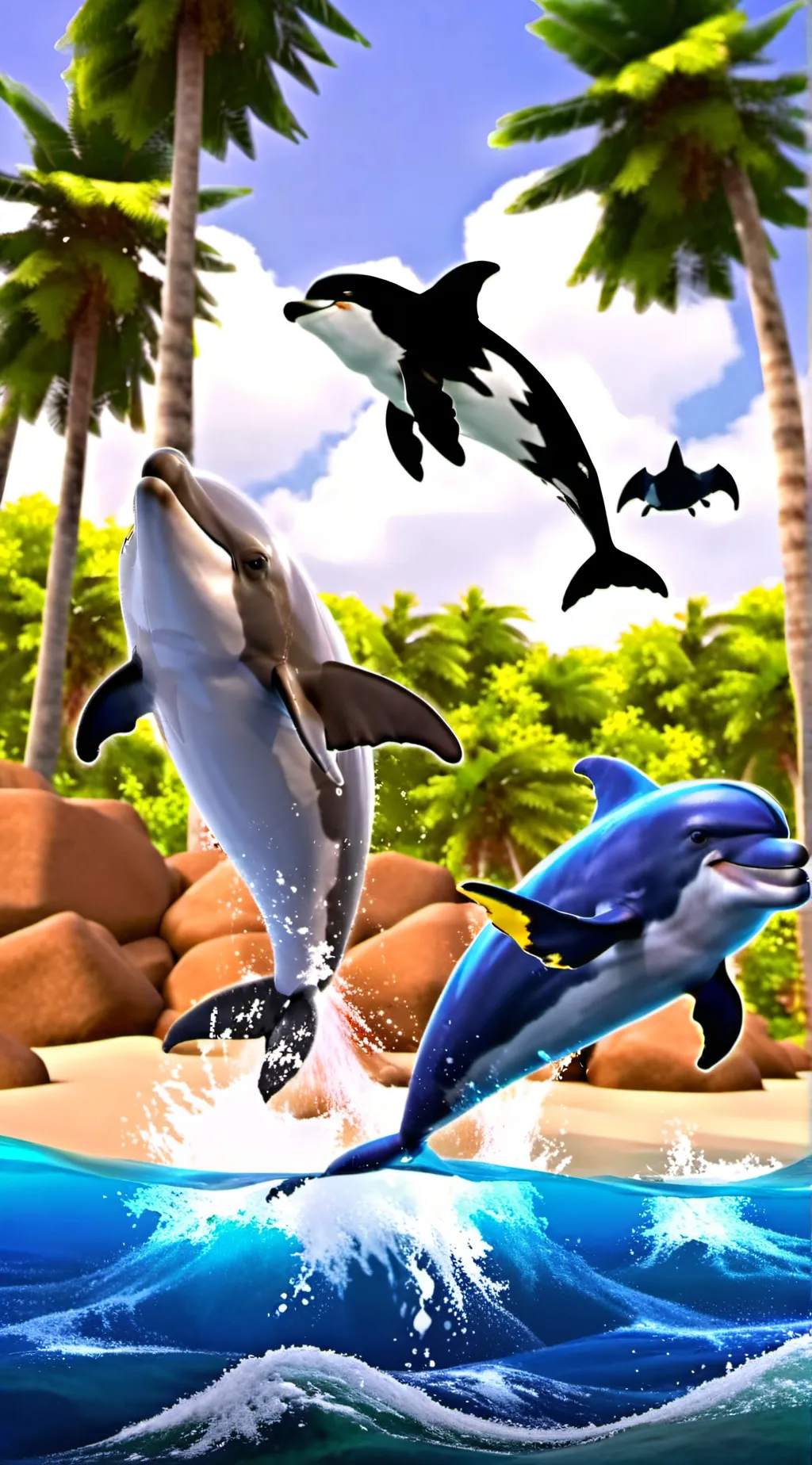 ai character: Marine Life Helper background