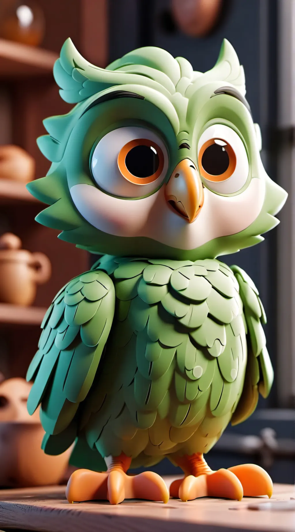 ai character: DUOLINGO background