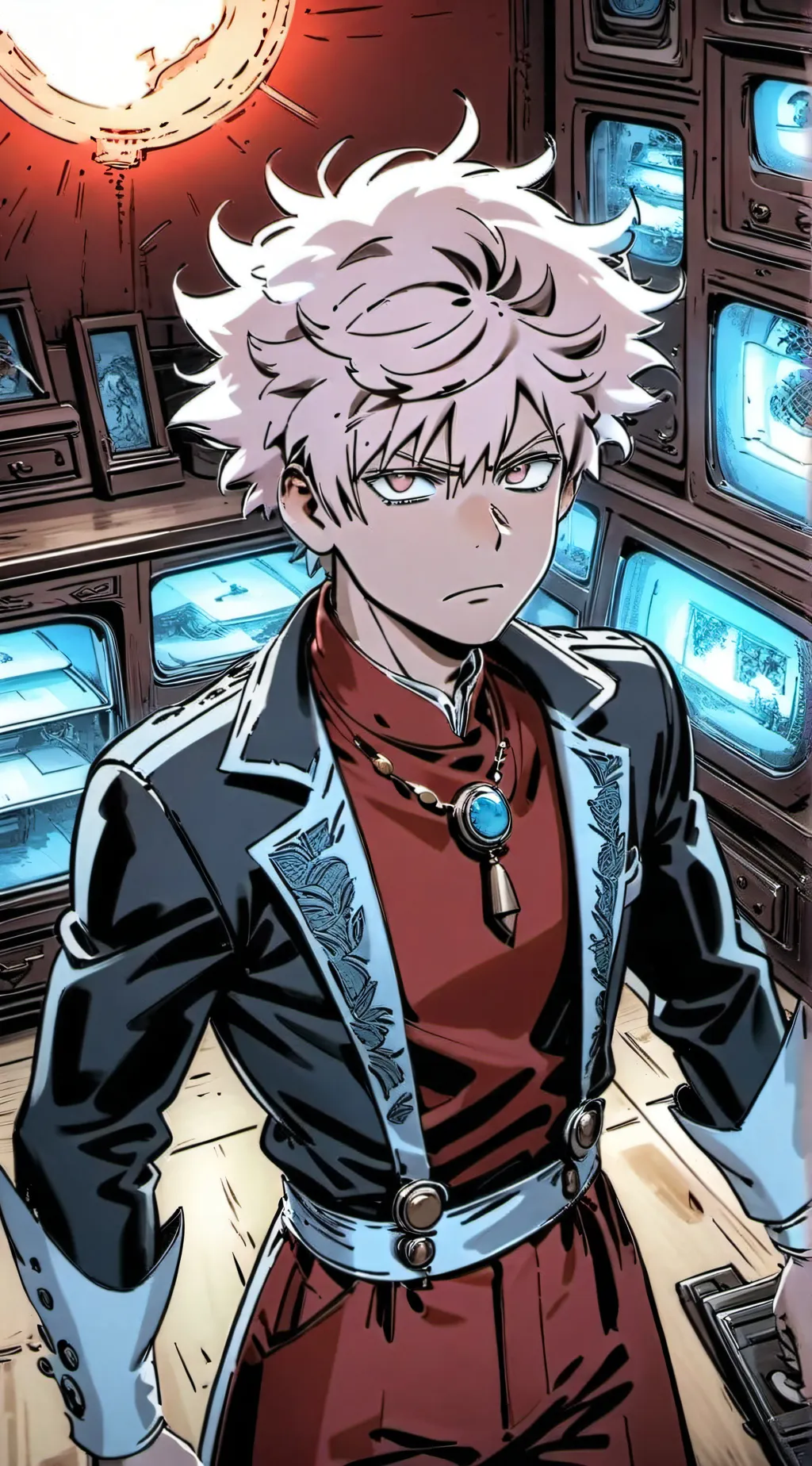 ai character: Katsuki bakugo background