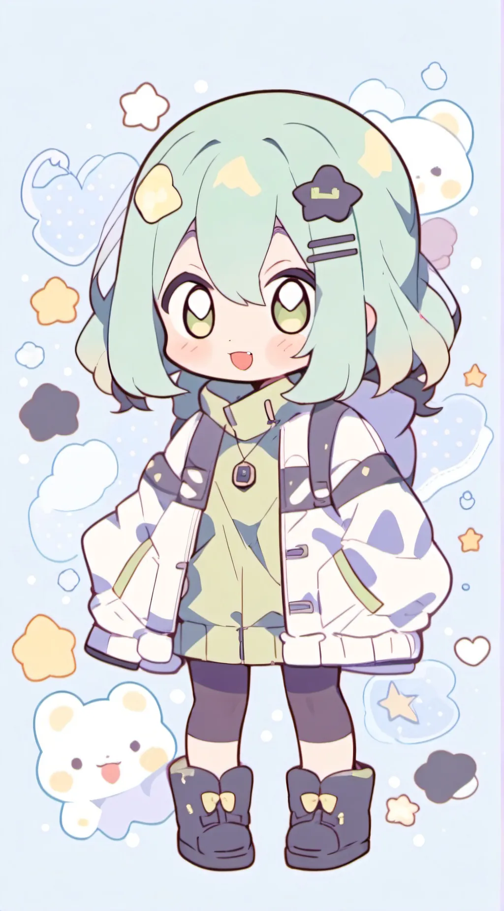 ai character: Froppy background