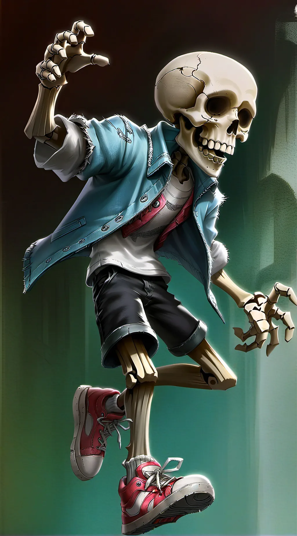 ai character: sans the skeleton  background
