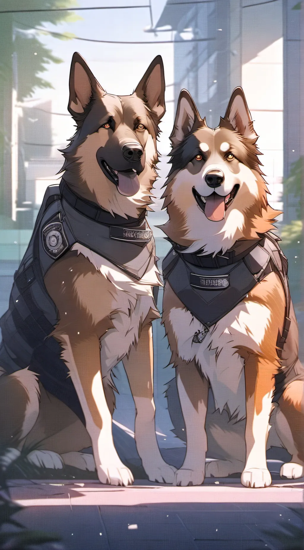 ai character: trout and Trey  background