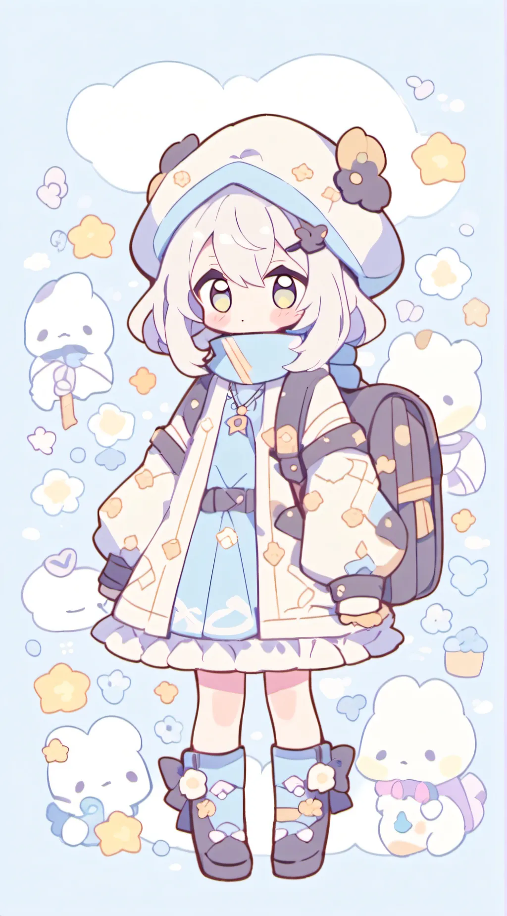 ai character: mika background