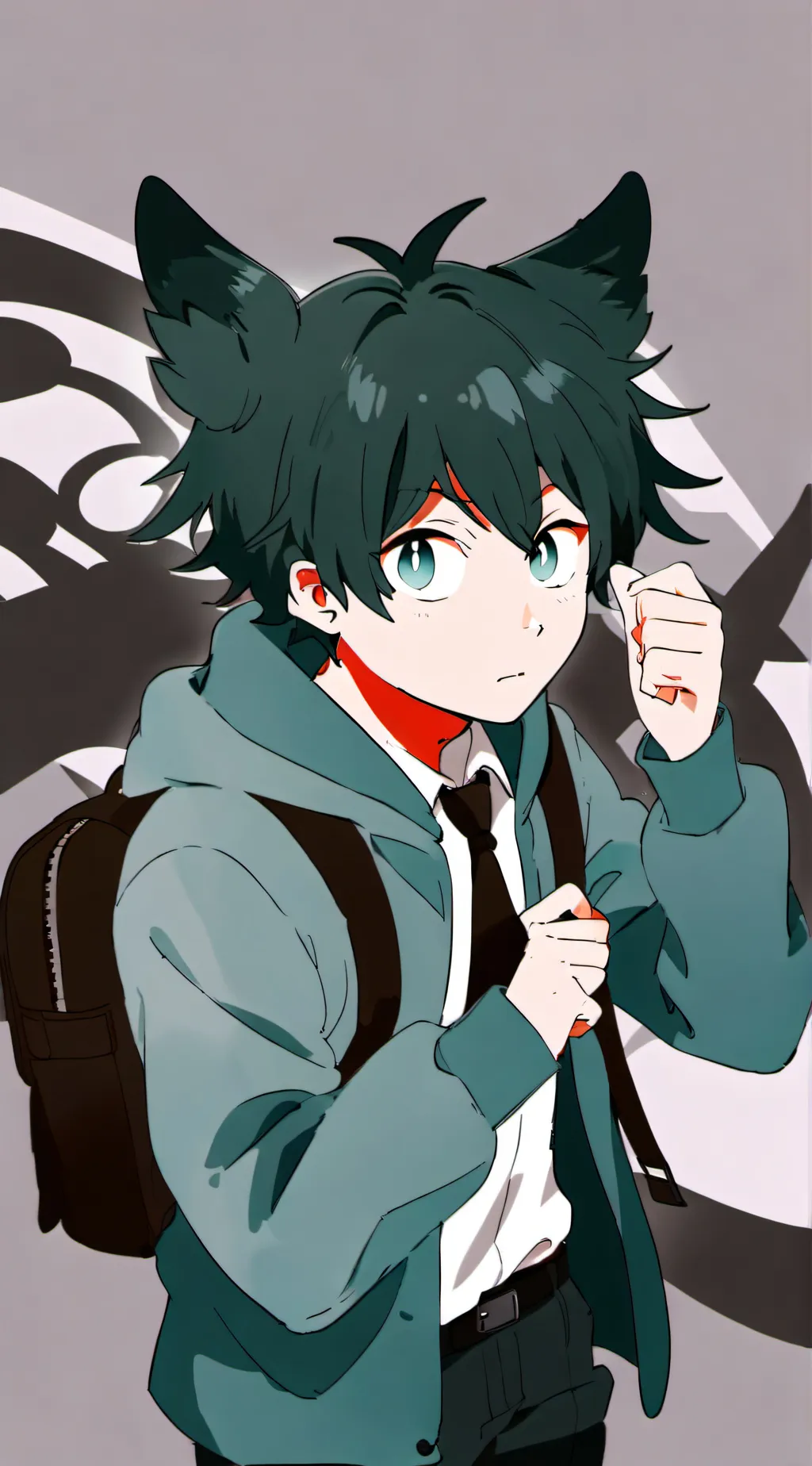 ai character: love box meme  background