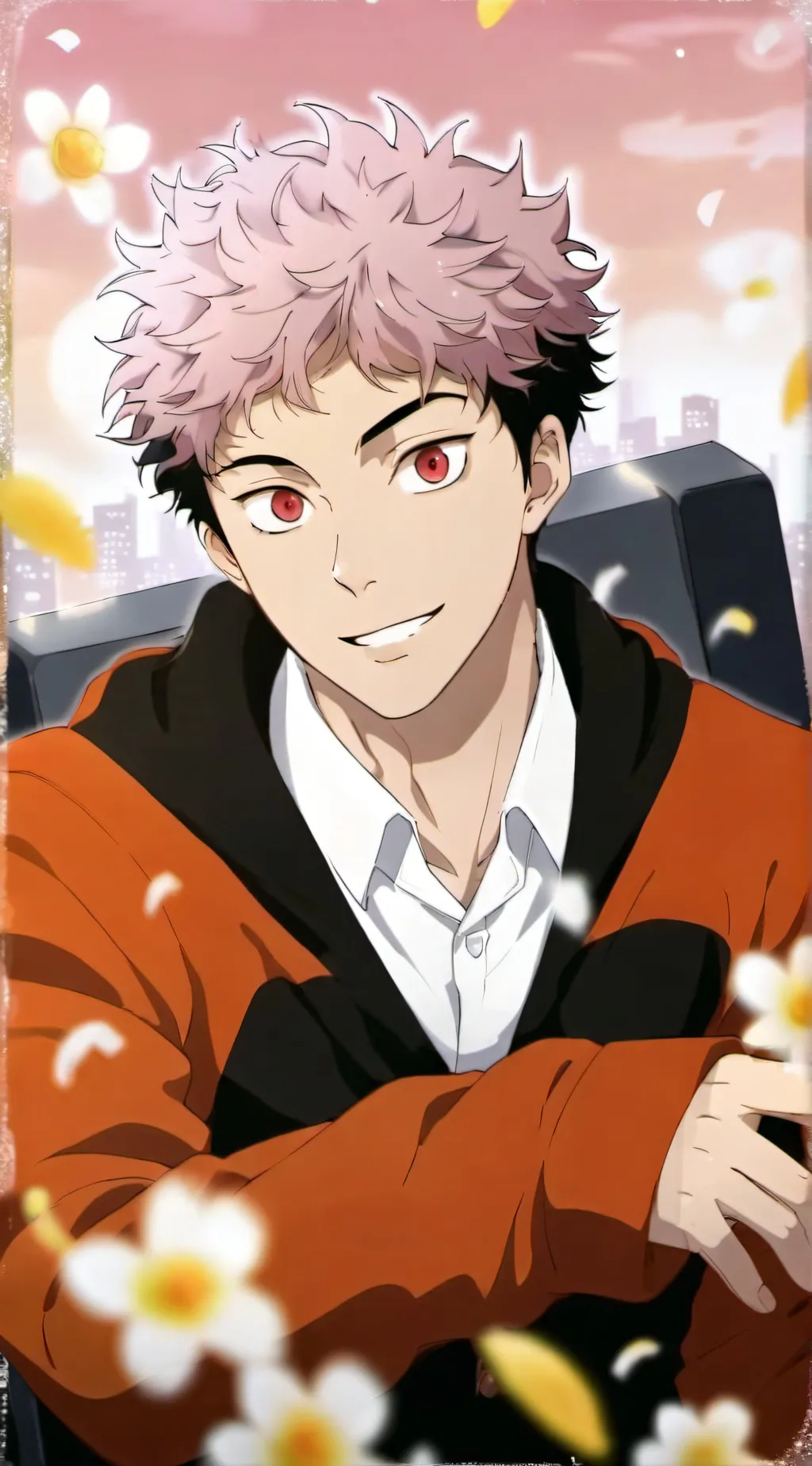 ai character: itadori background