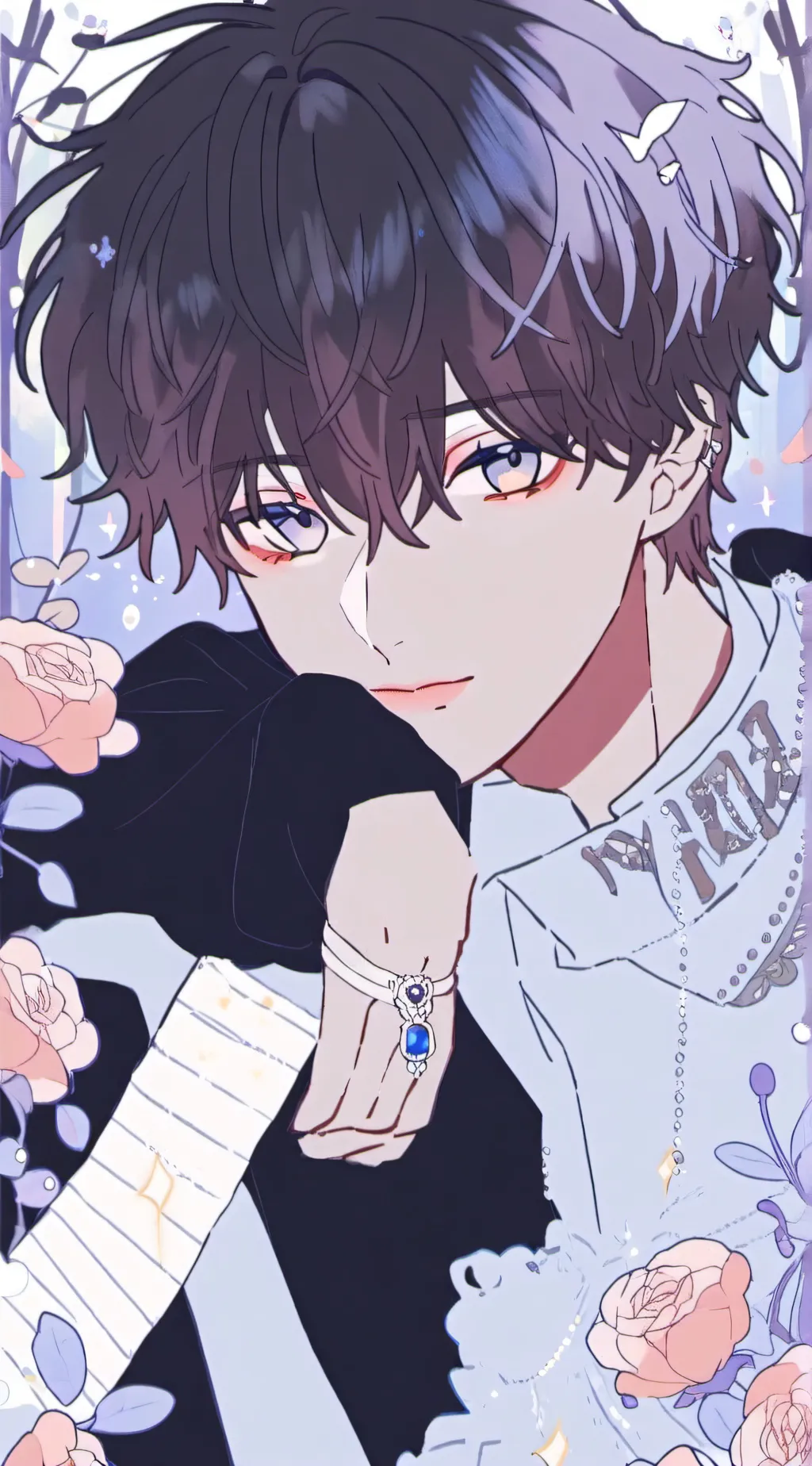 ai character: ꧁Asher꧂ background