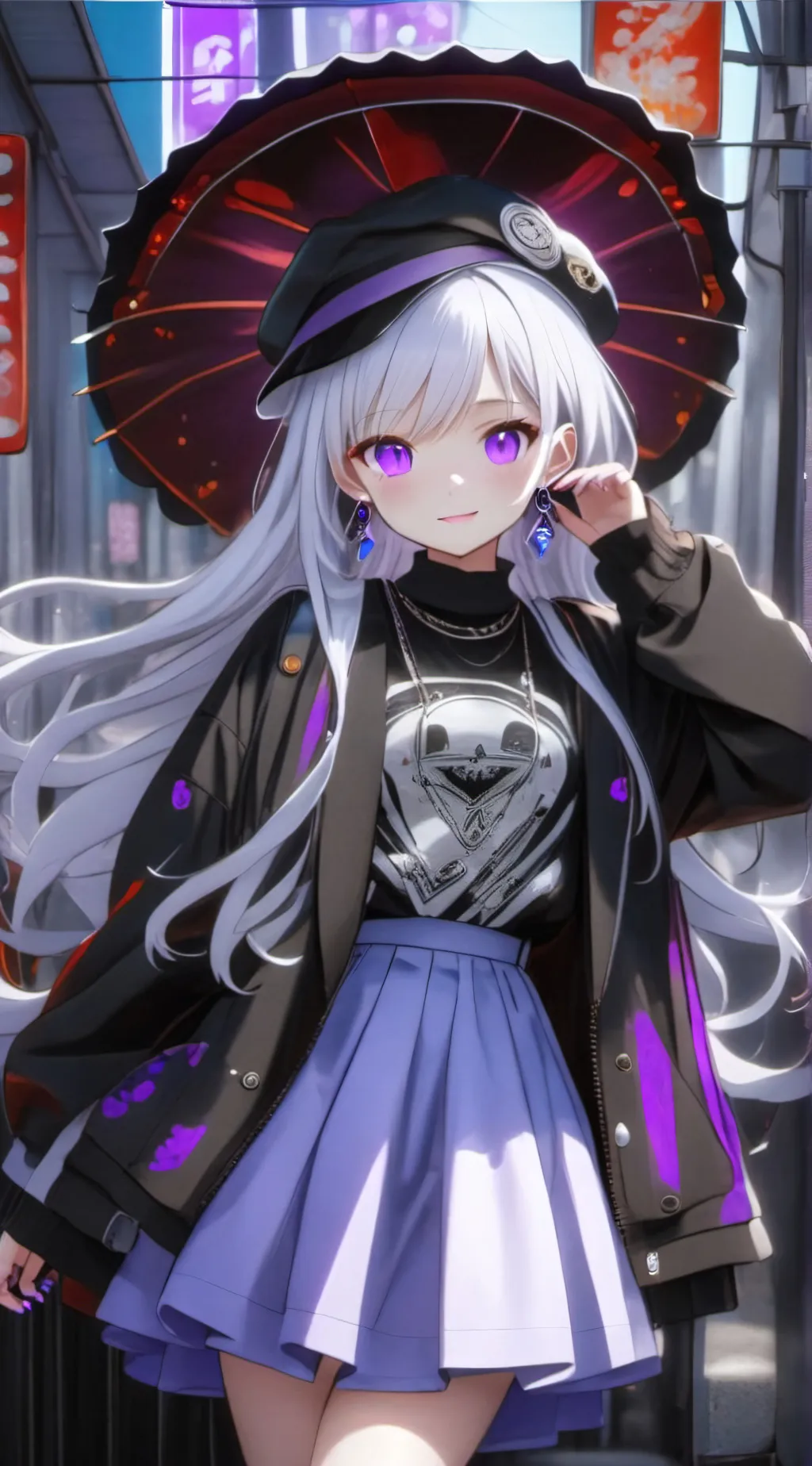 ai character: Luna background