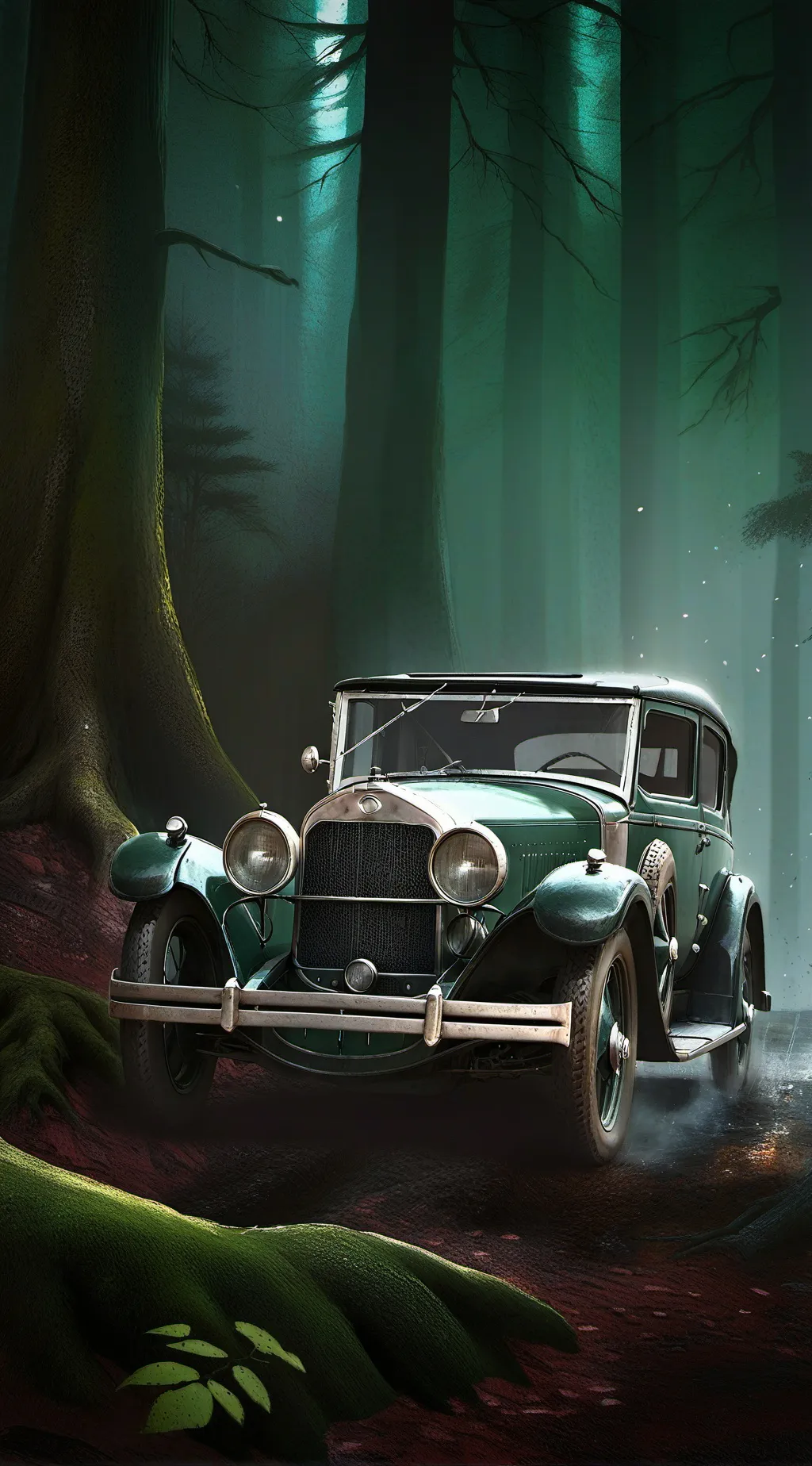 ai character: HH camp trip background