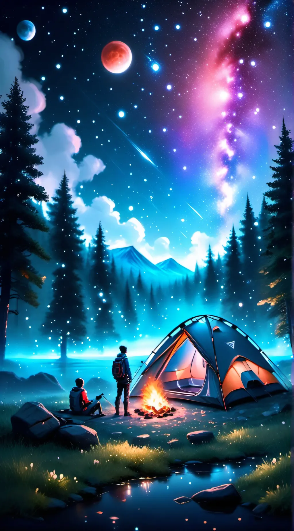 ai character: relax background