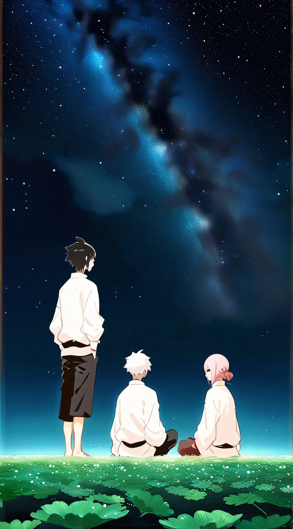 ai character: hotsprin background