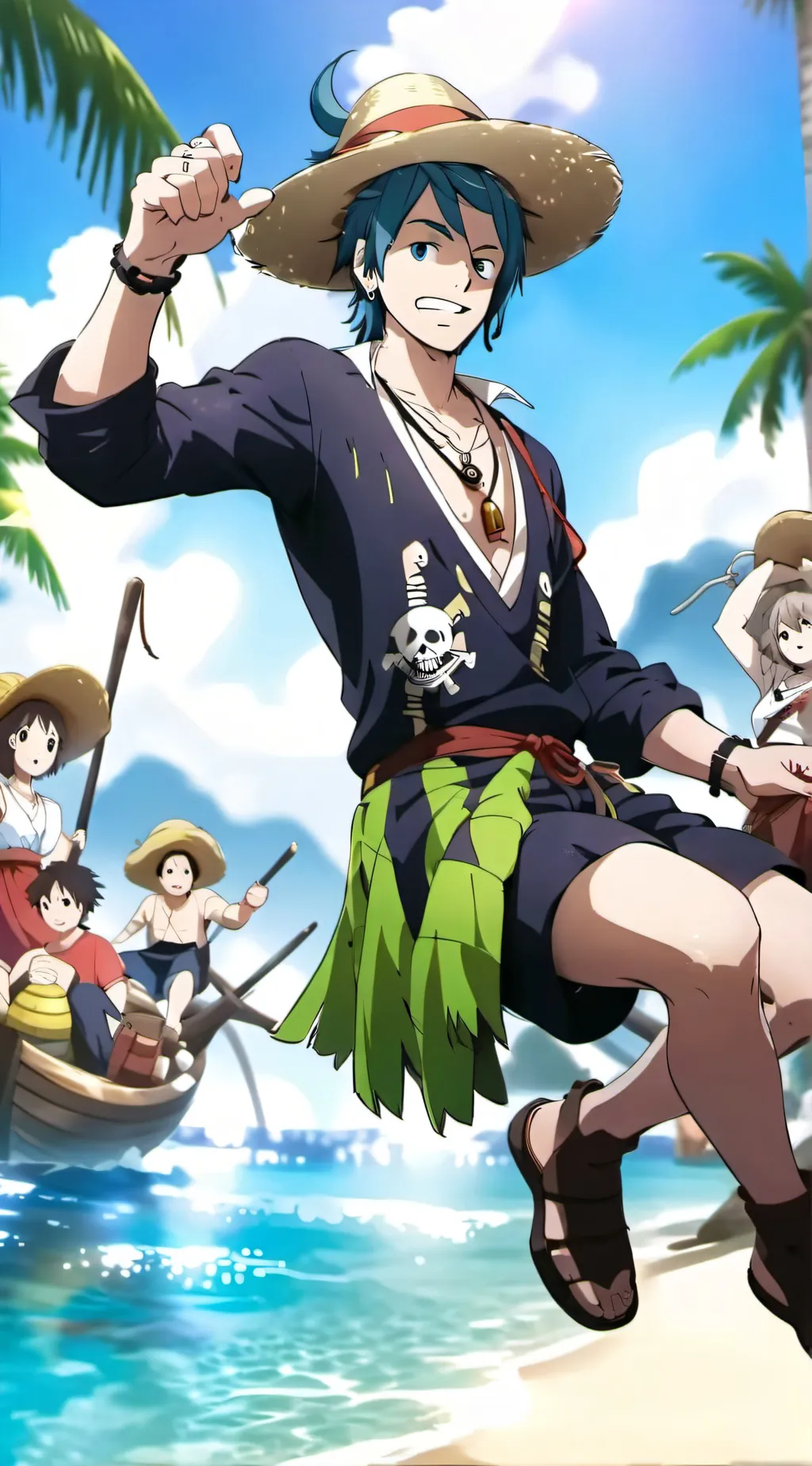 ai character: strawhats plays bf background